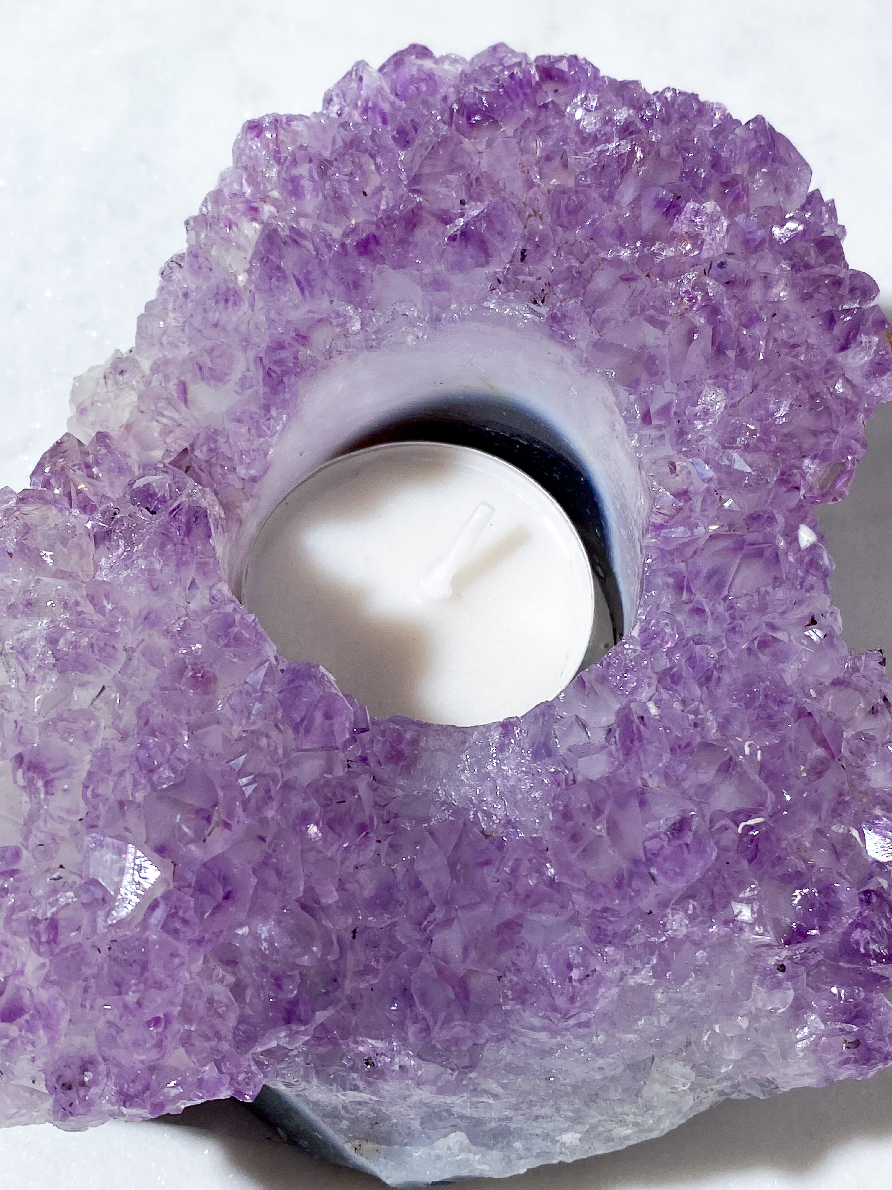 Ametist värmeljushållare (nr 20)