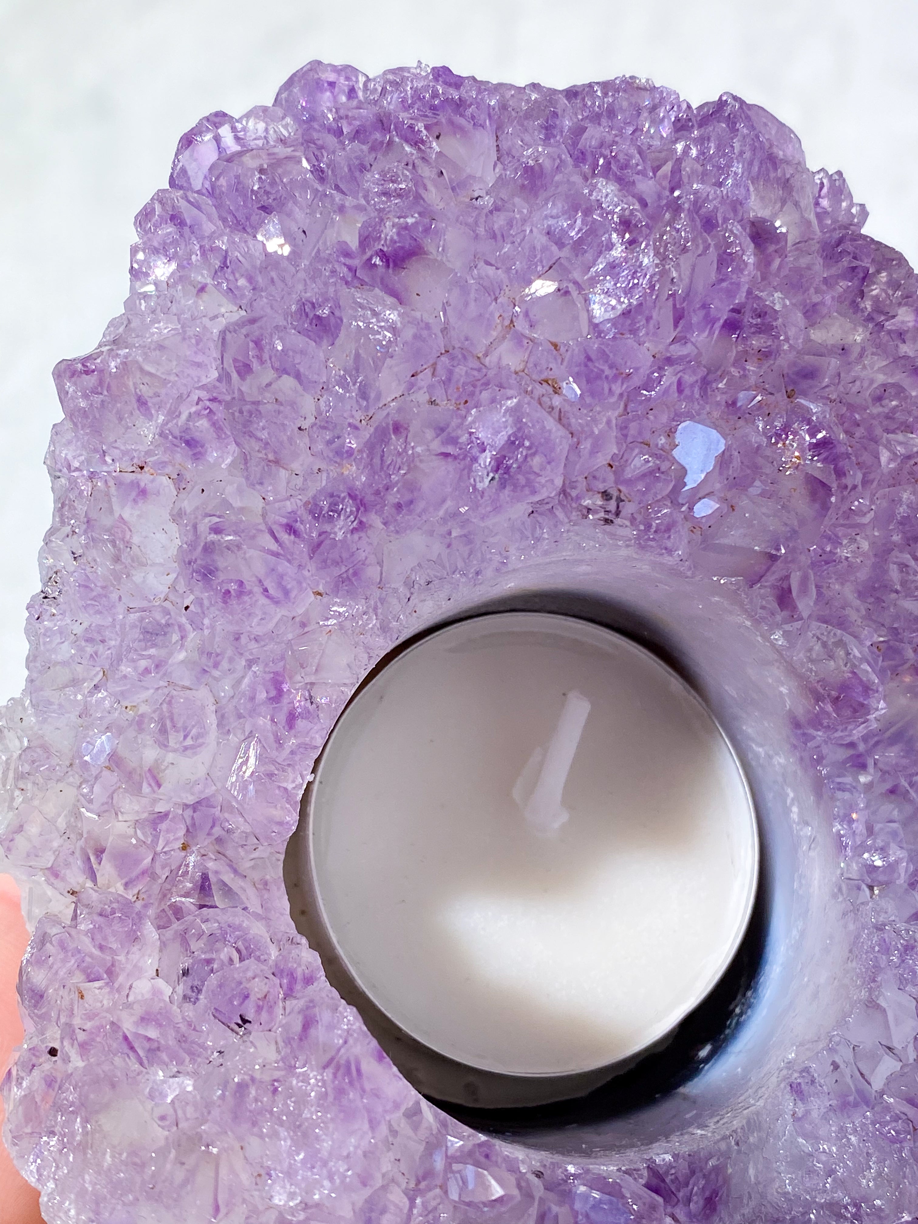 Ametist värmeljushållare (nr 20)