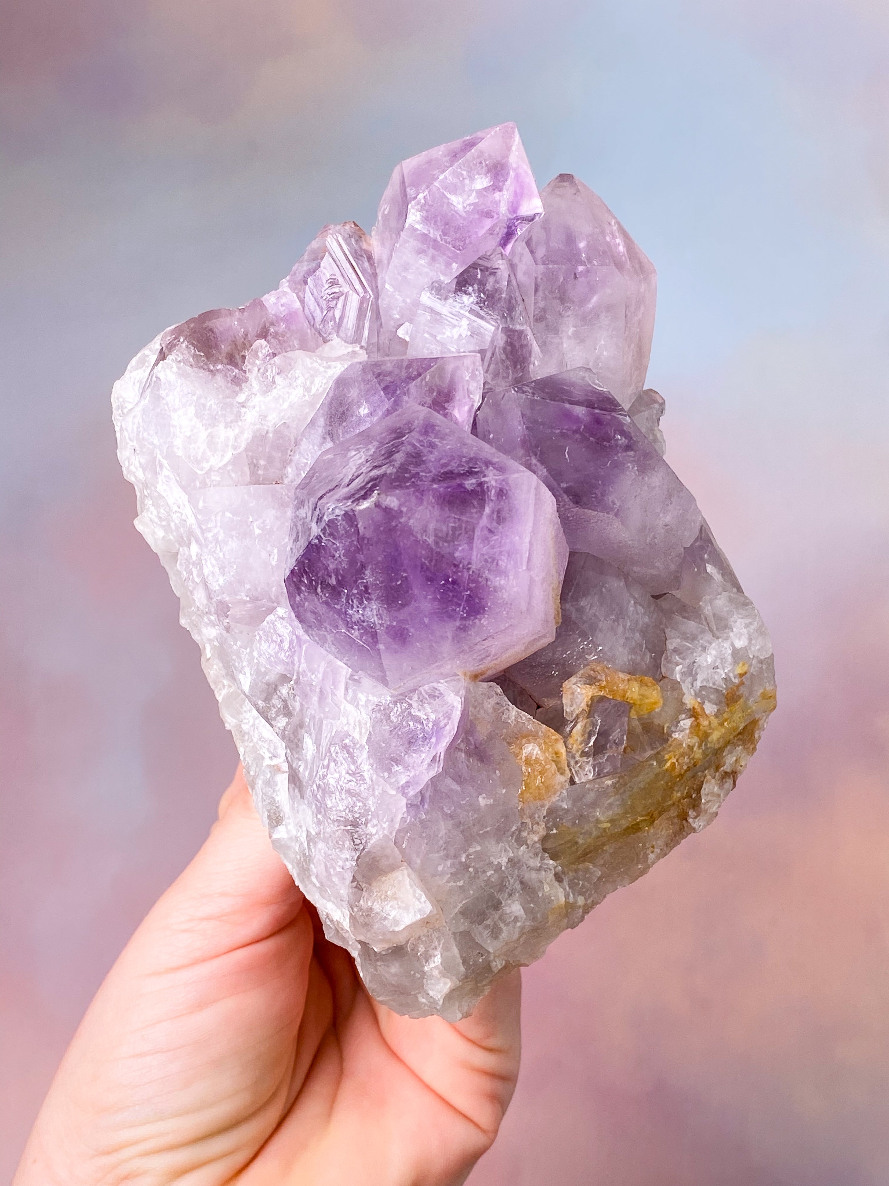 Jacaranda Ametyst Klynge (Nr. 16)