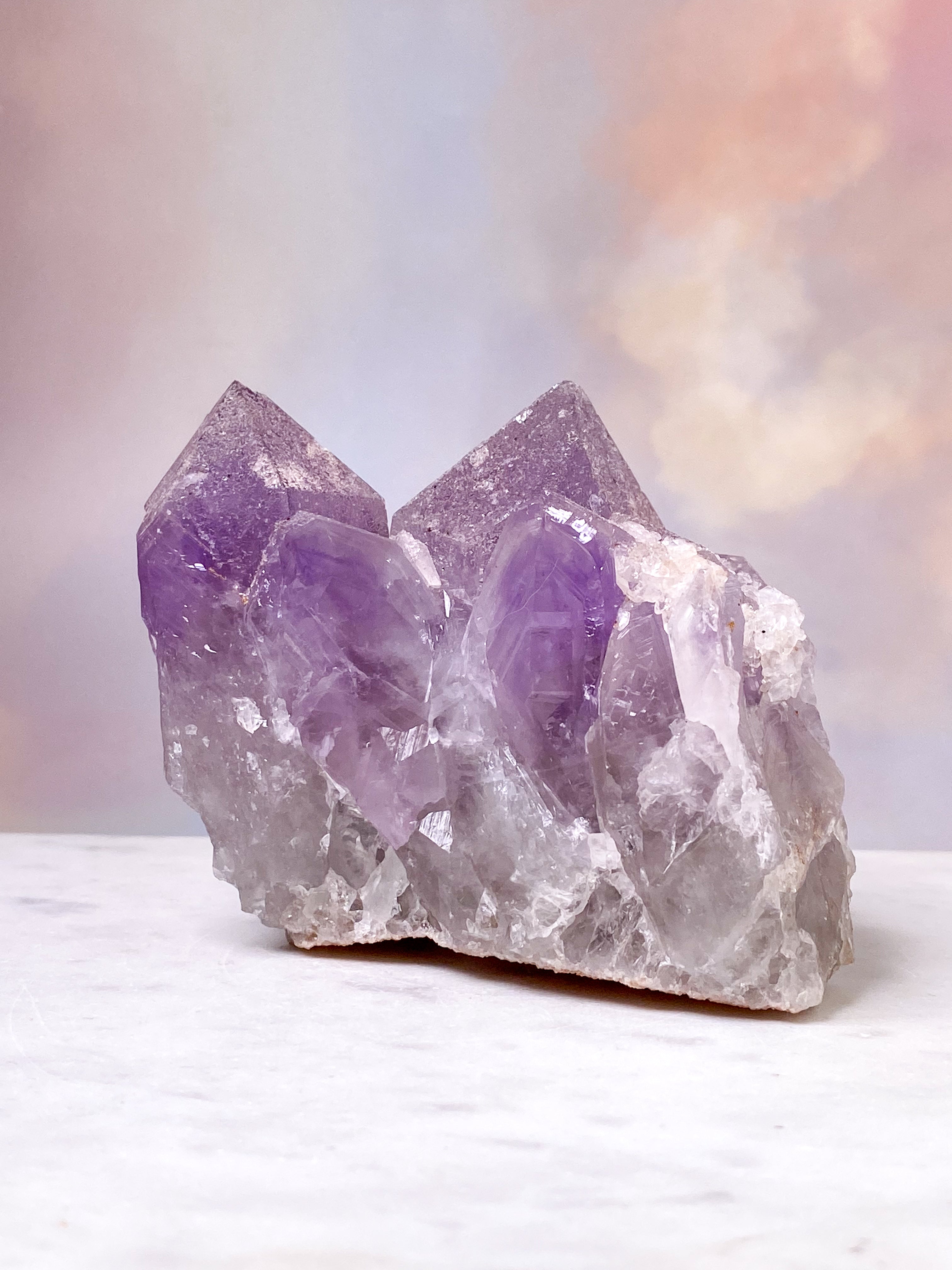 Jacaranda Ametyst Klynge (Nr. 17)