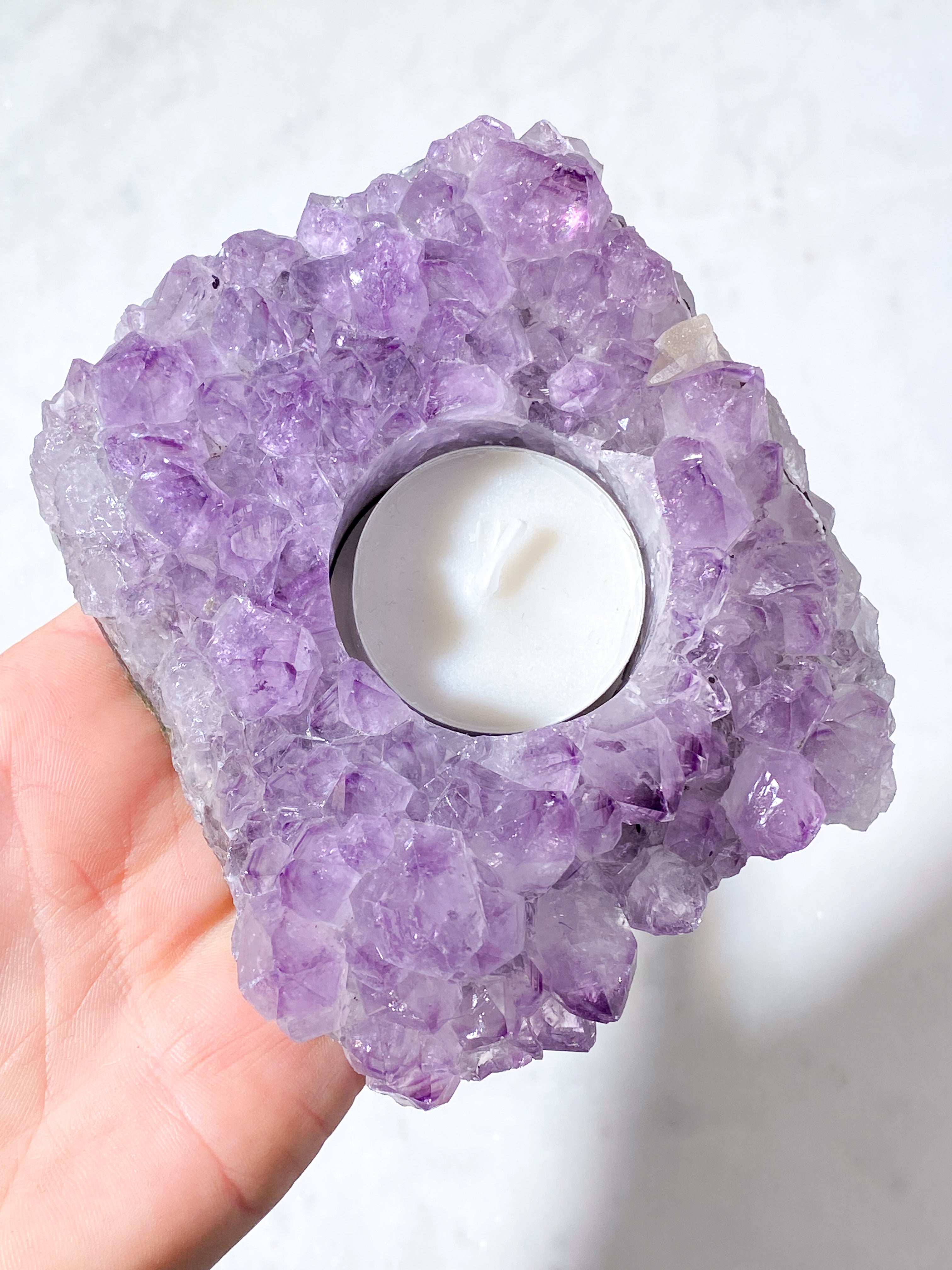 Ametist värmeljushållare (nr 20)