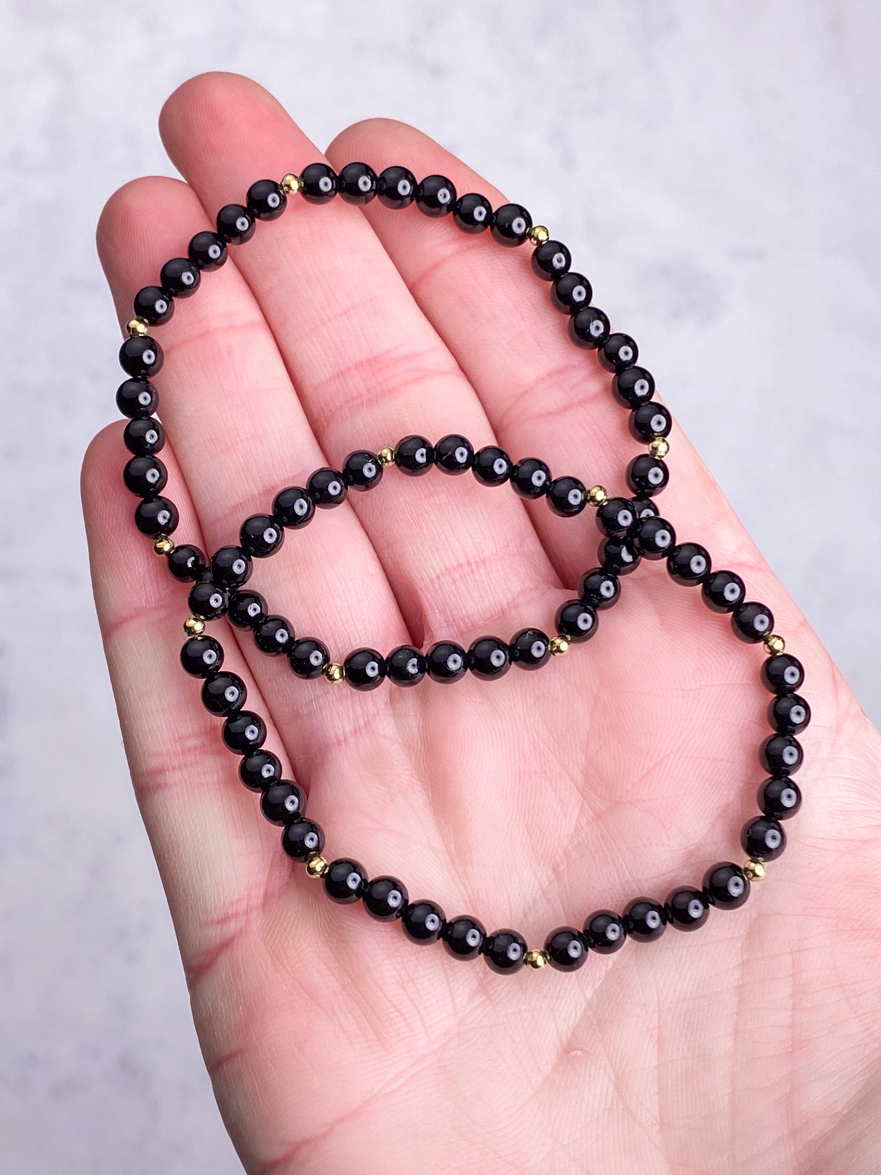 Sort Turmalin Armbånd - Beskyttelse