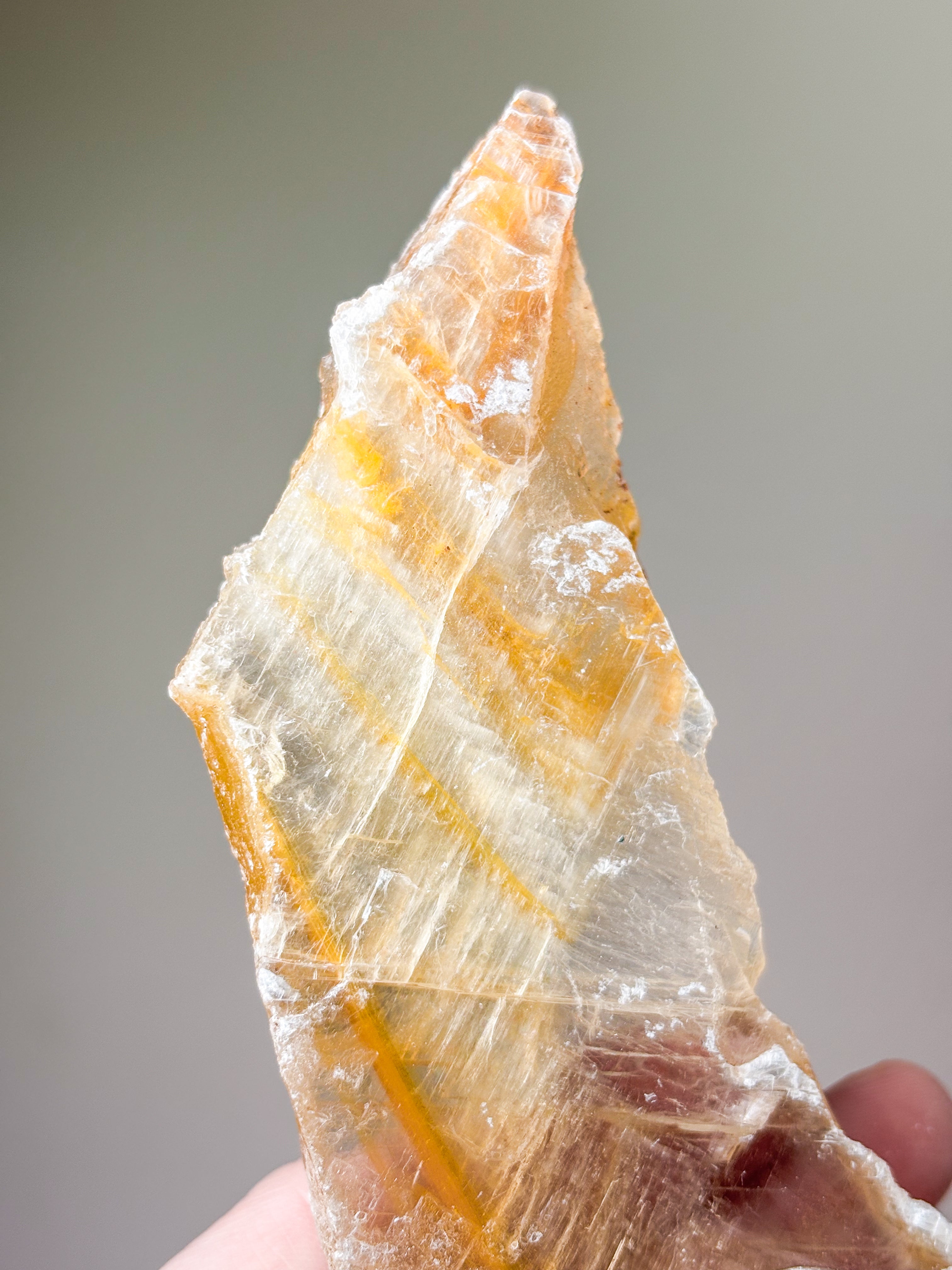 Golden Phantom Selenite (nr 5) Exklusiv kvalitet