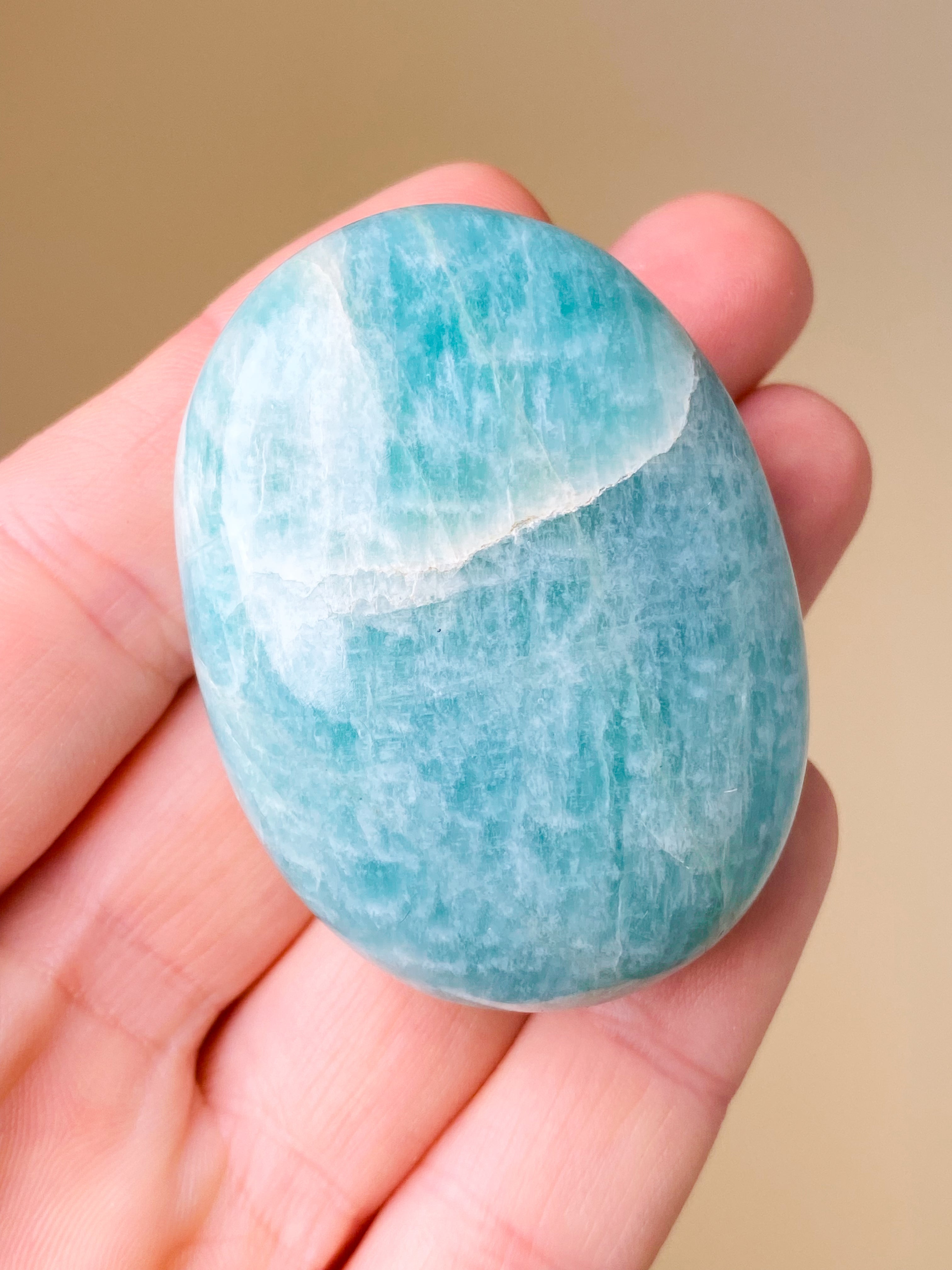 Amazonit Palmstone (Nr. 7)