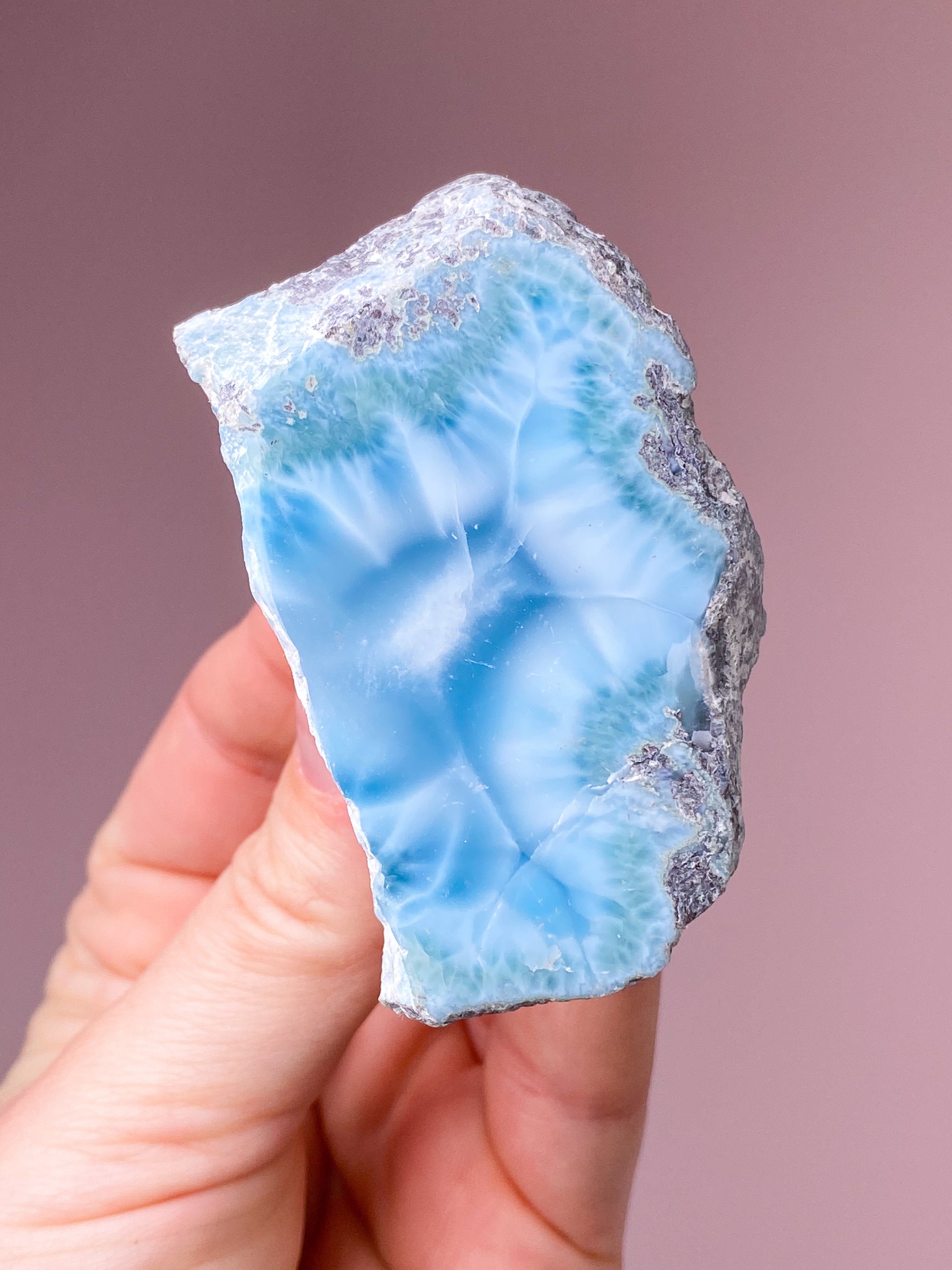 Larimar Semipoleret (Nr. 15)