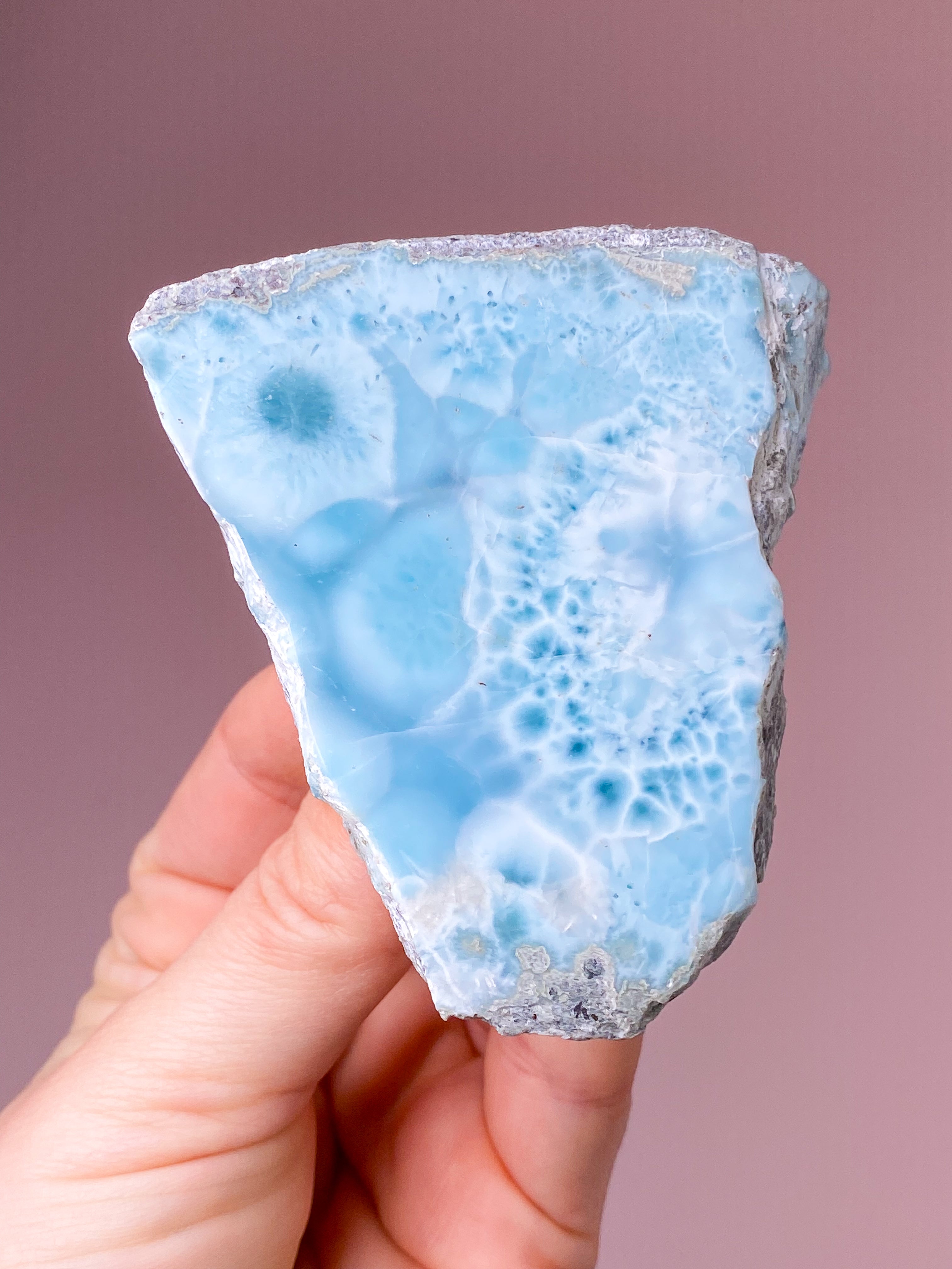 Larimar Semipoleret (Nr. 17)