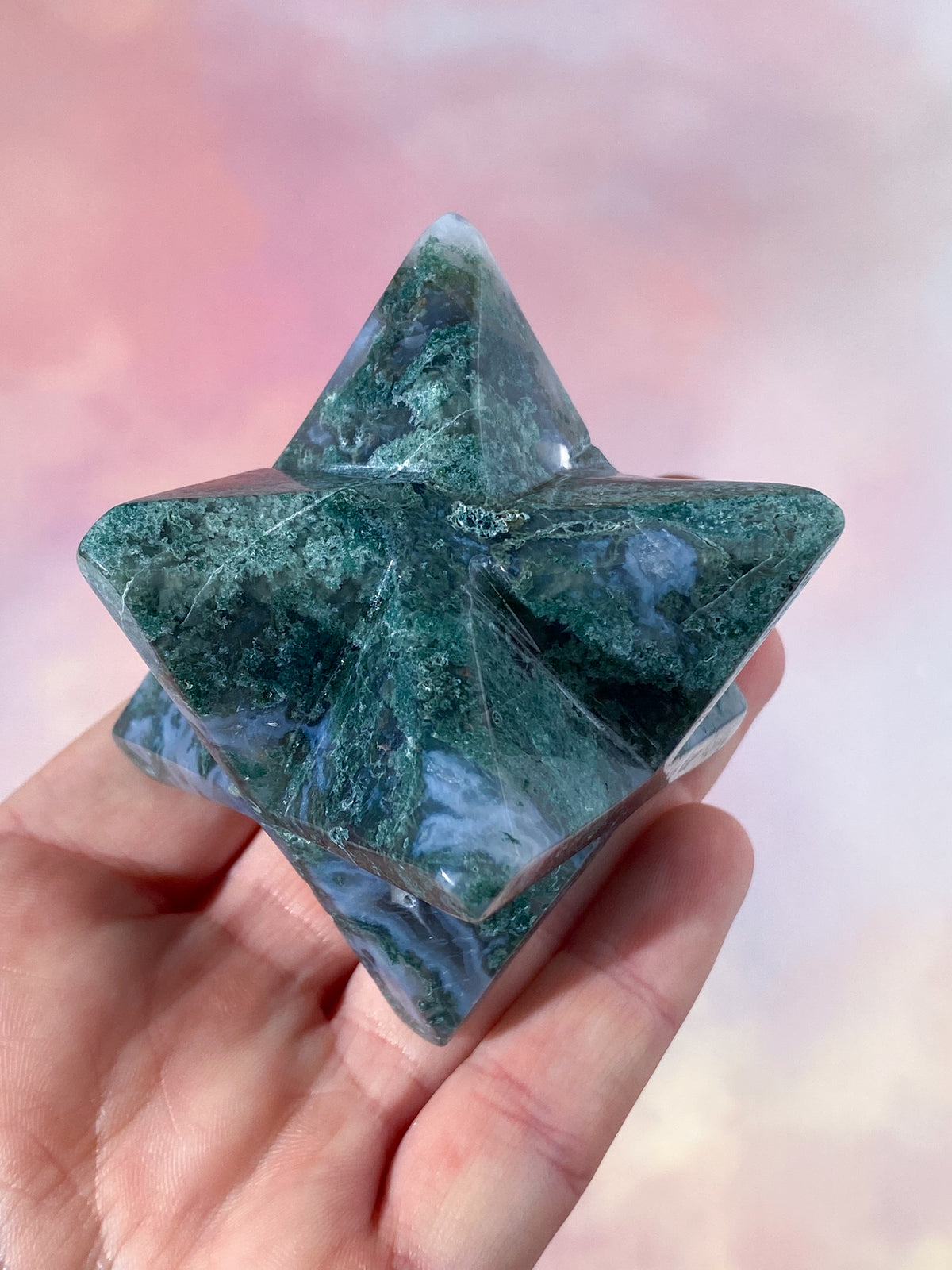 Mossagat Merkaba Stjärna (Nr. 1)