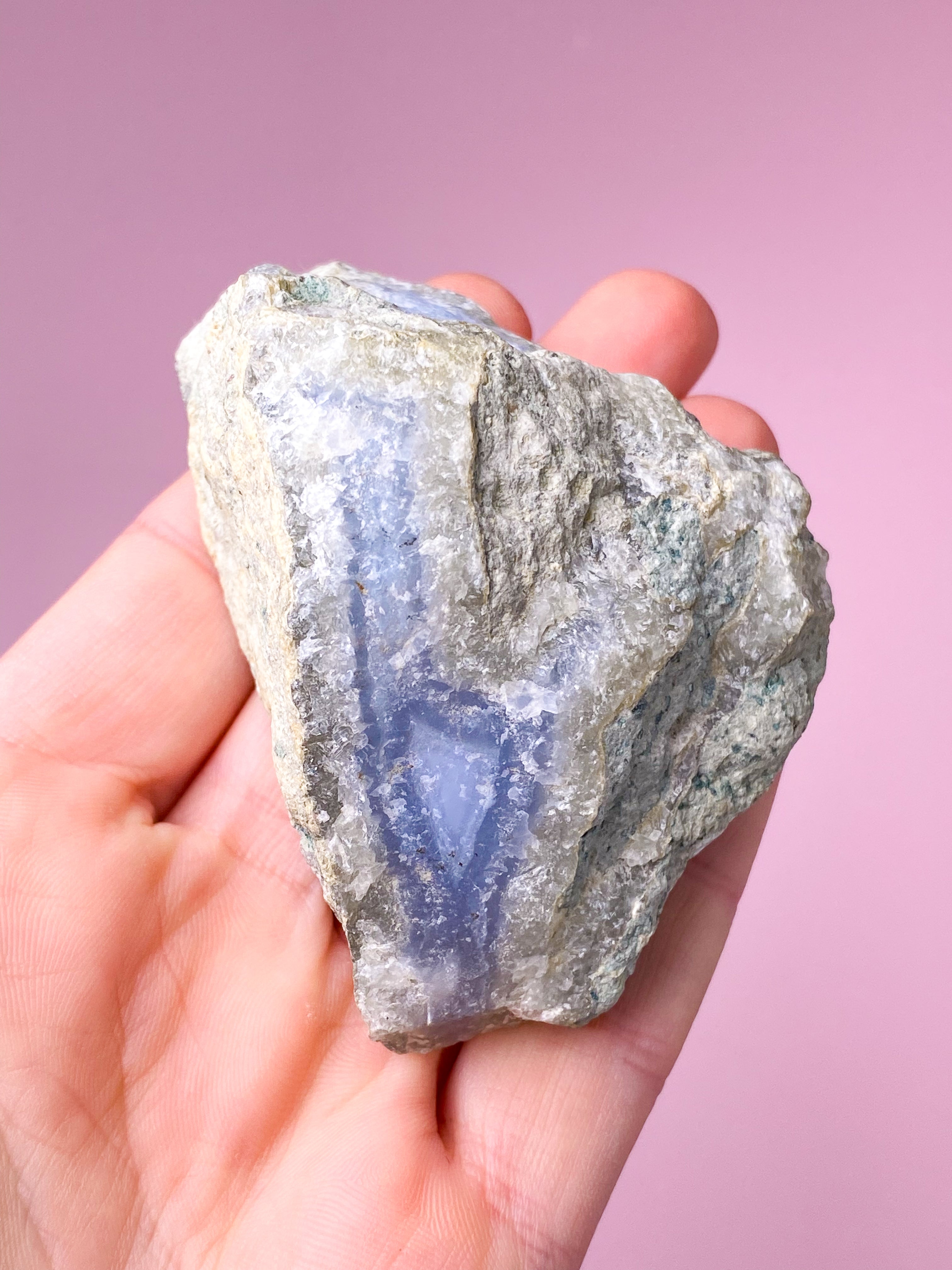 Blonde Agat Poleret Geode (Nr. 2)