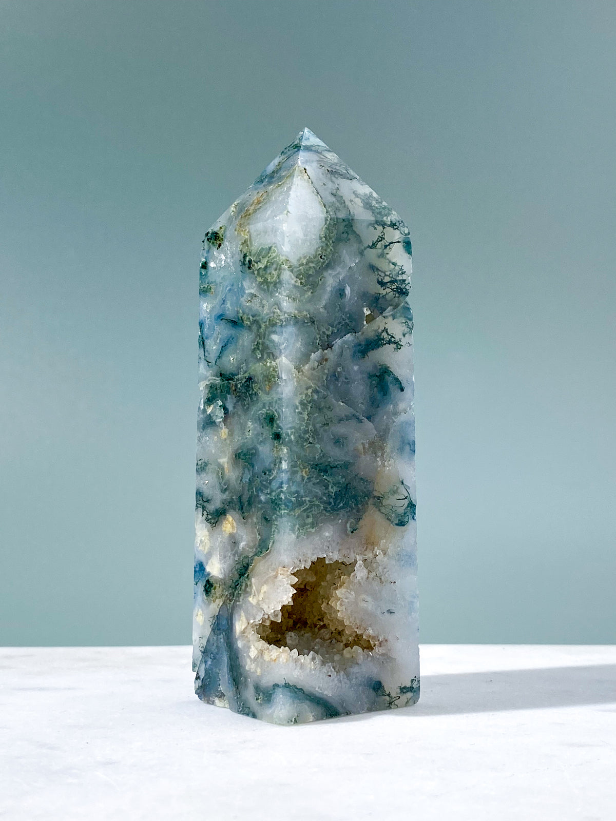 Druzy Moss-agat Torn (Nr. 13)