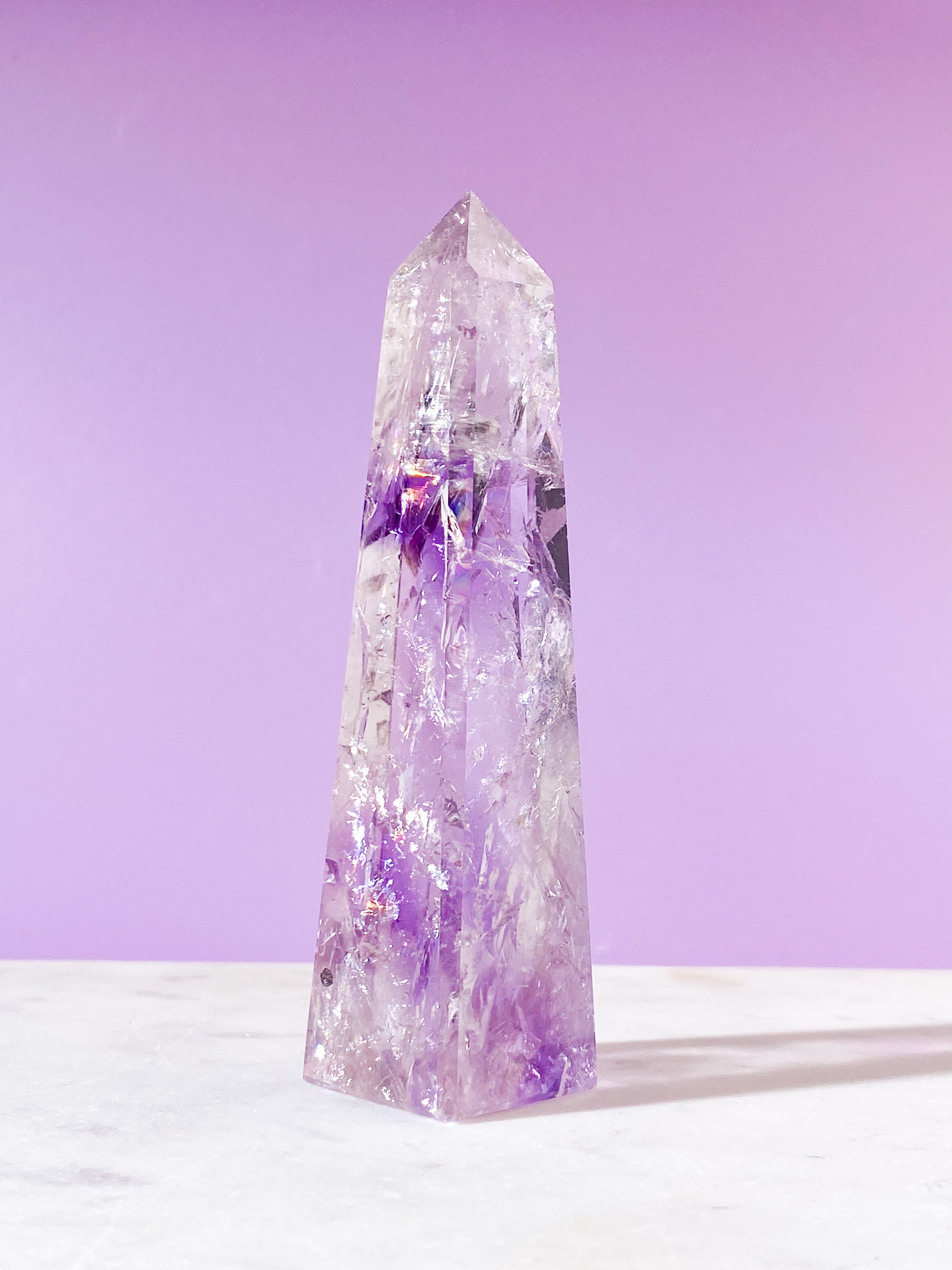 Smokey Phantom Ametist Obelisk (nr 14)