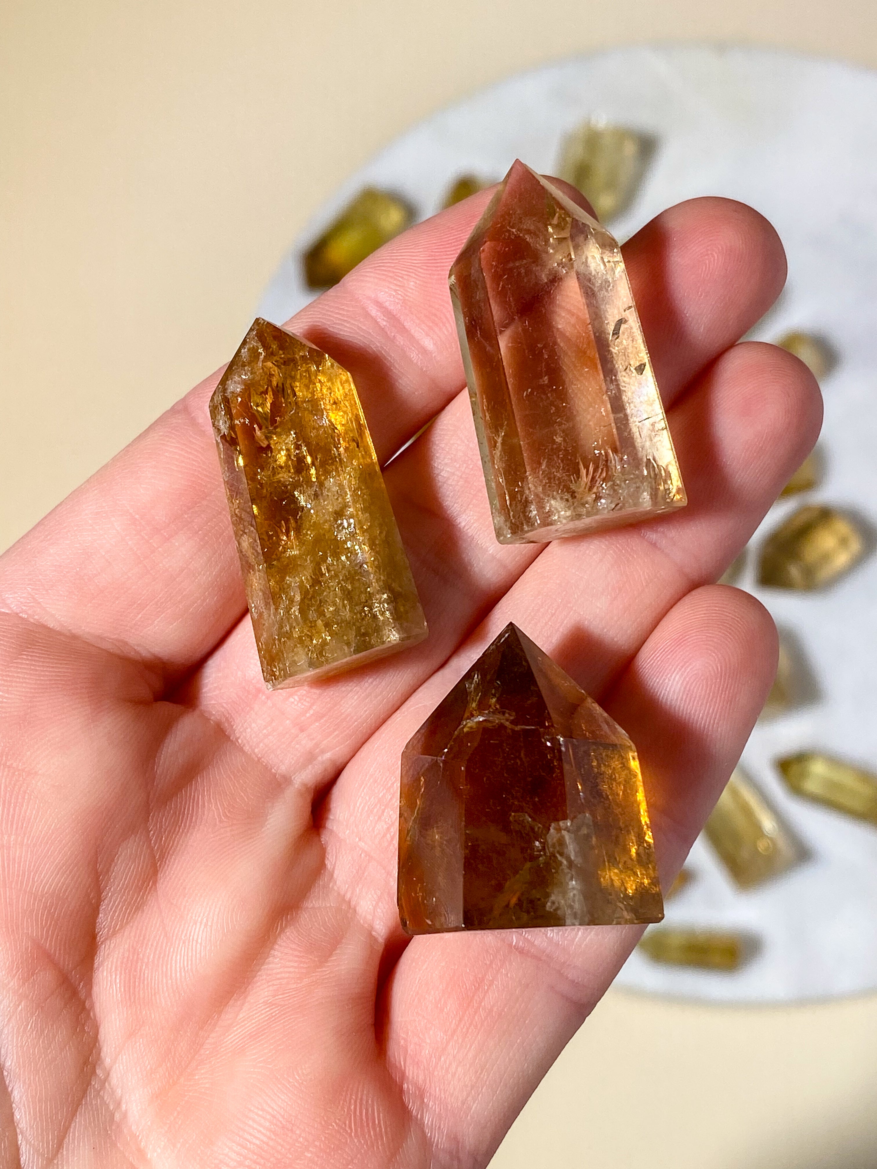 Citrine Pocket Stone (Real)