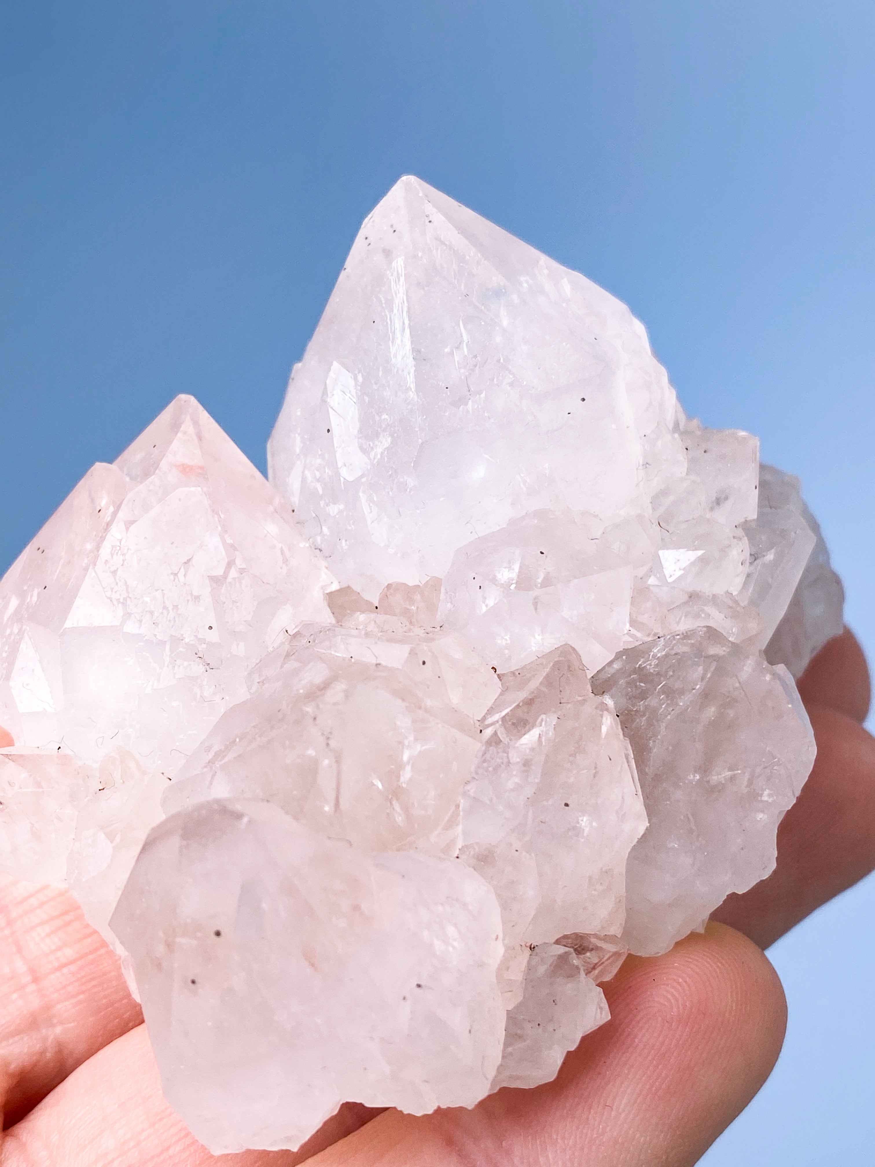 Vit spritkvartskluster (nr 1)