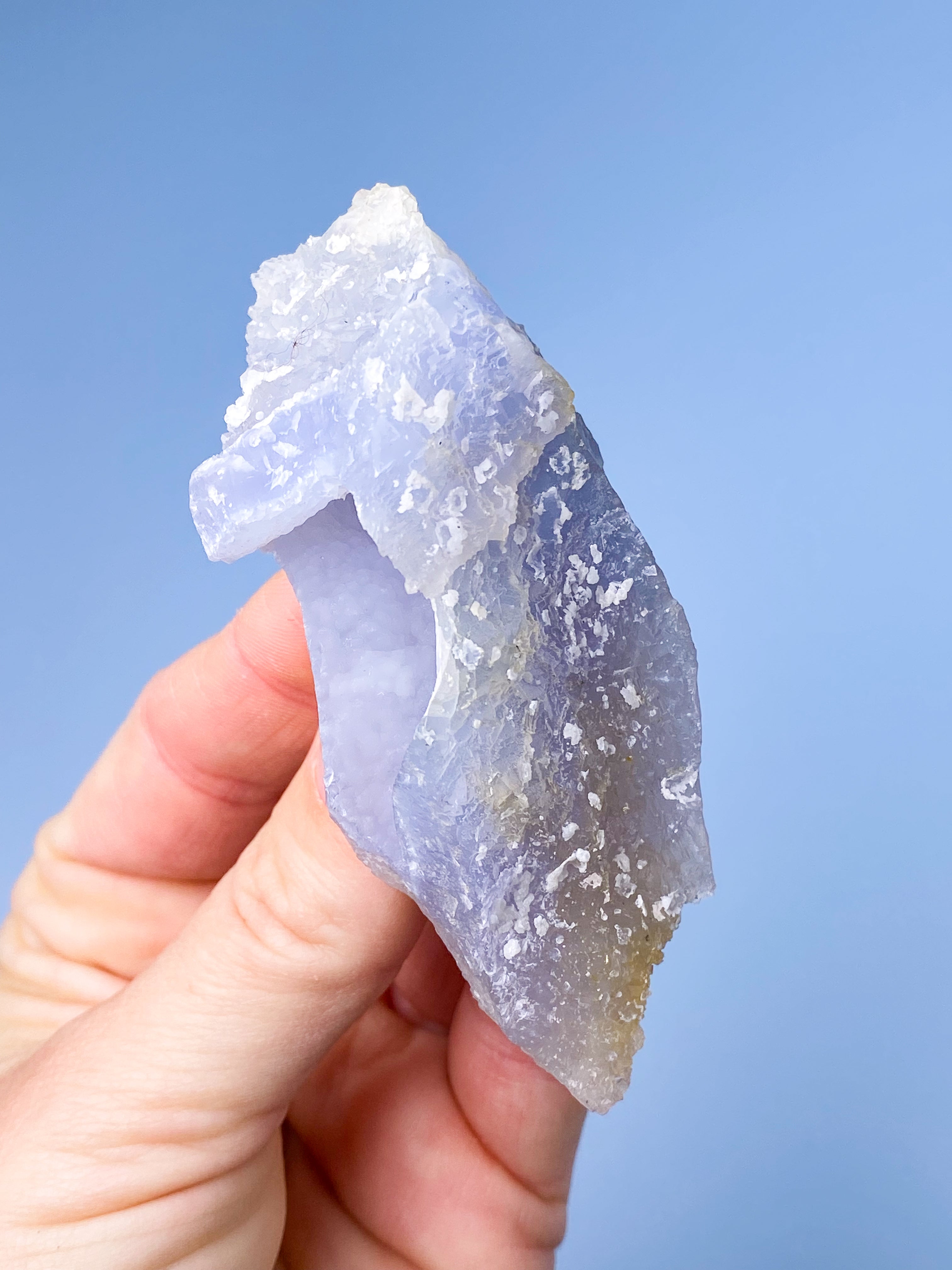 Druzy Blond Agat Kluster (nr 2)