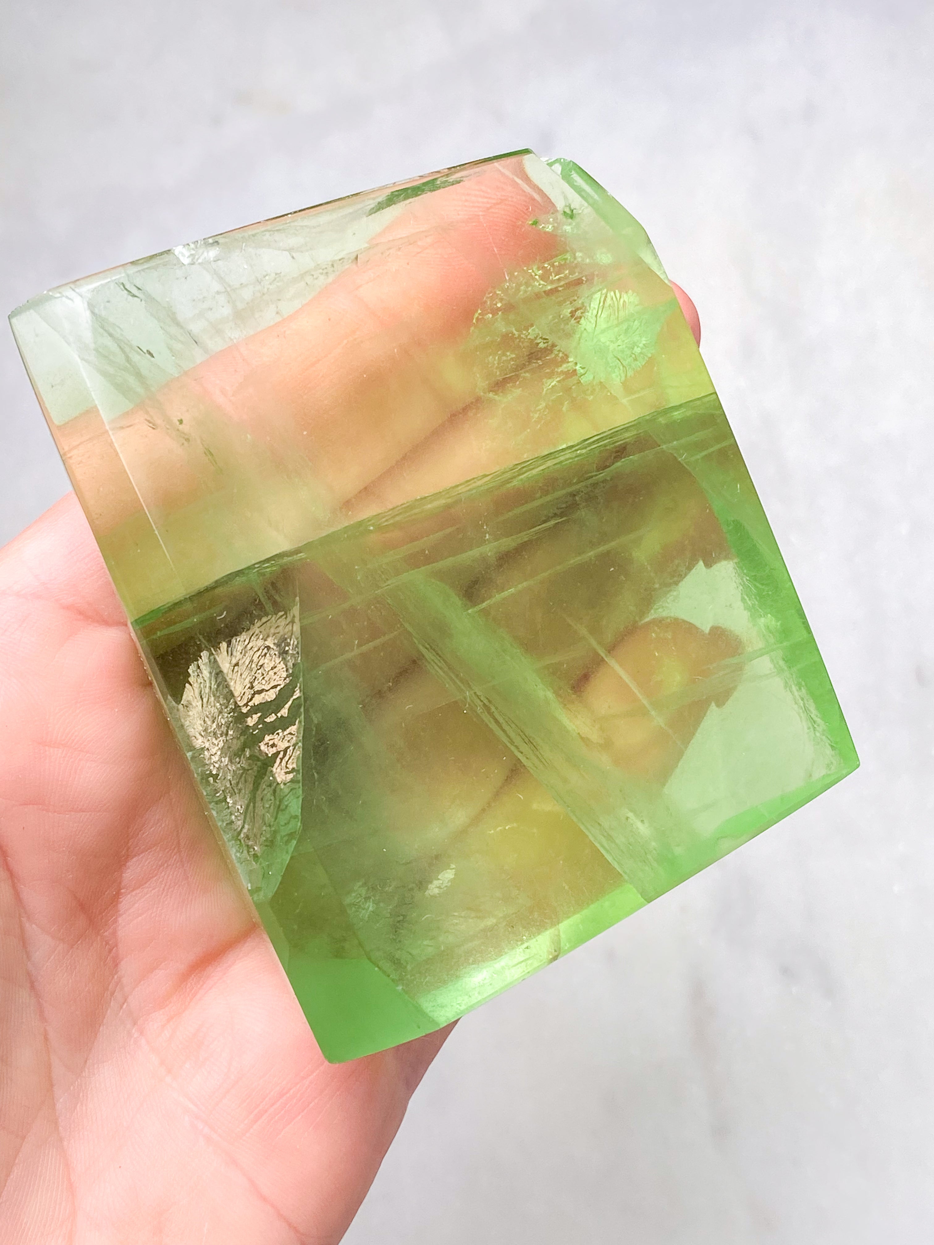 Apple Green Fluorit Freeform (Nr. 4)