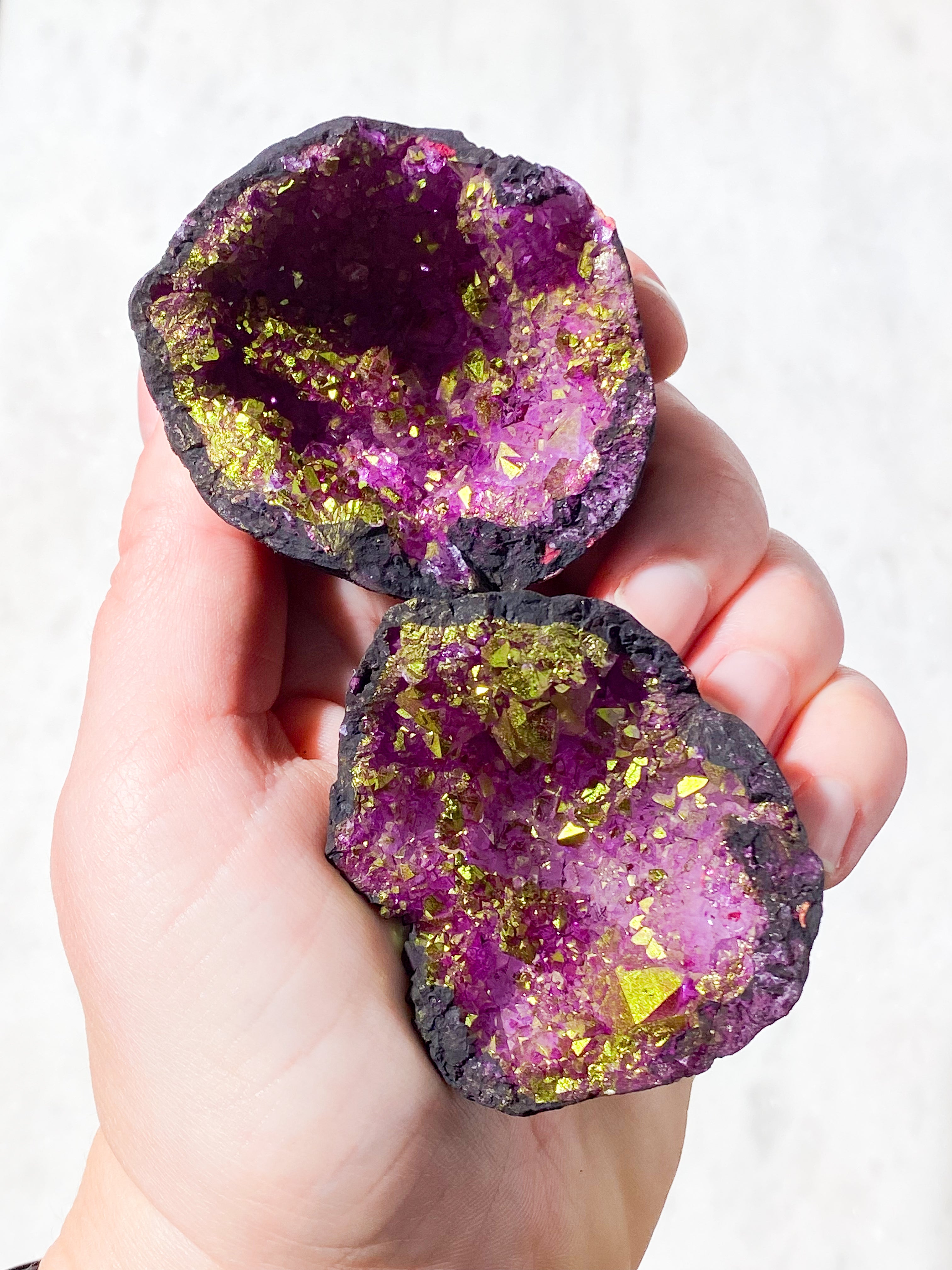 Lila Quartz Coward (färgad)