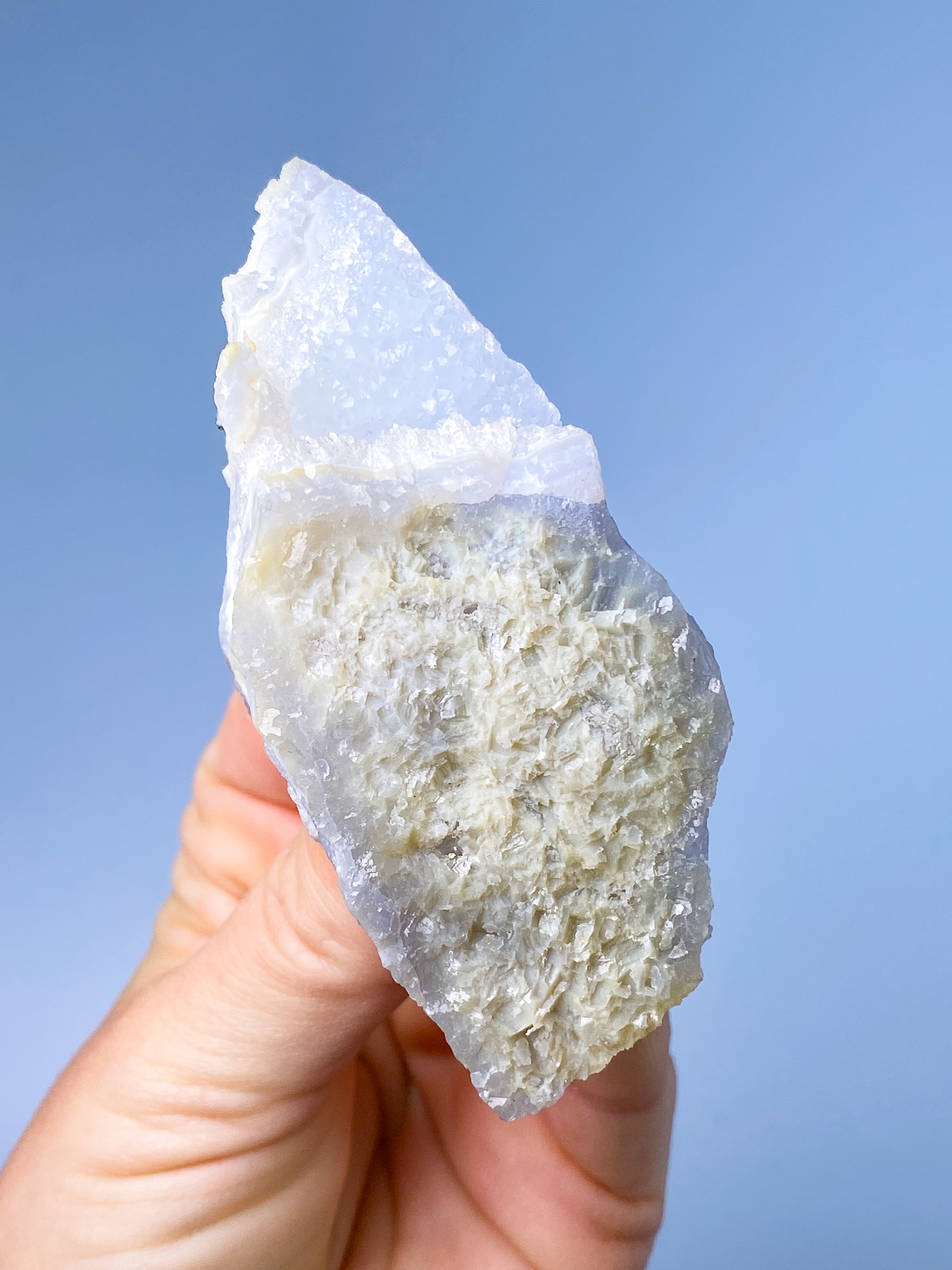 Druzy Blond Agat Kluster (nr 2)