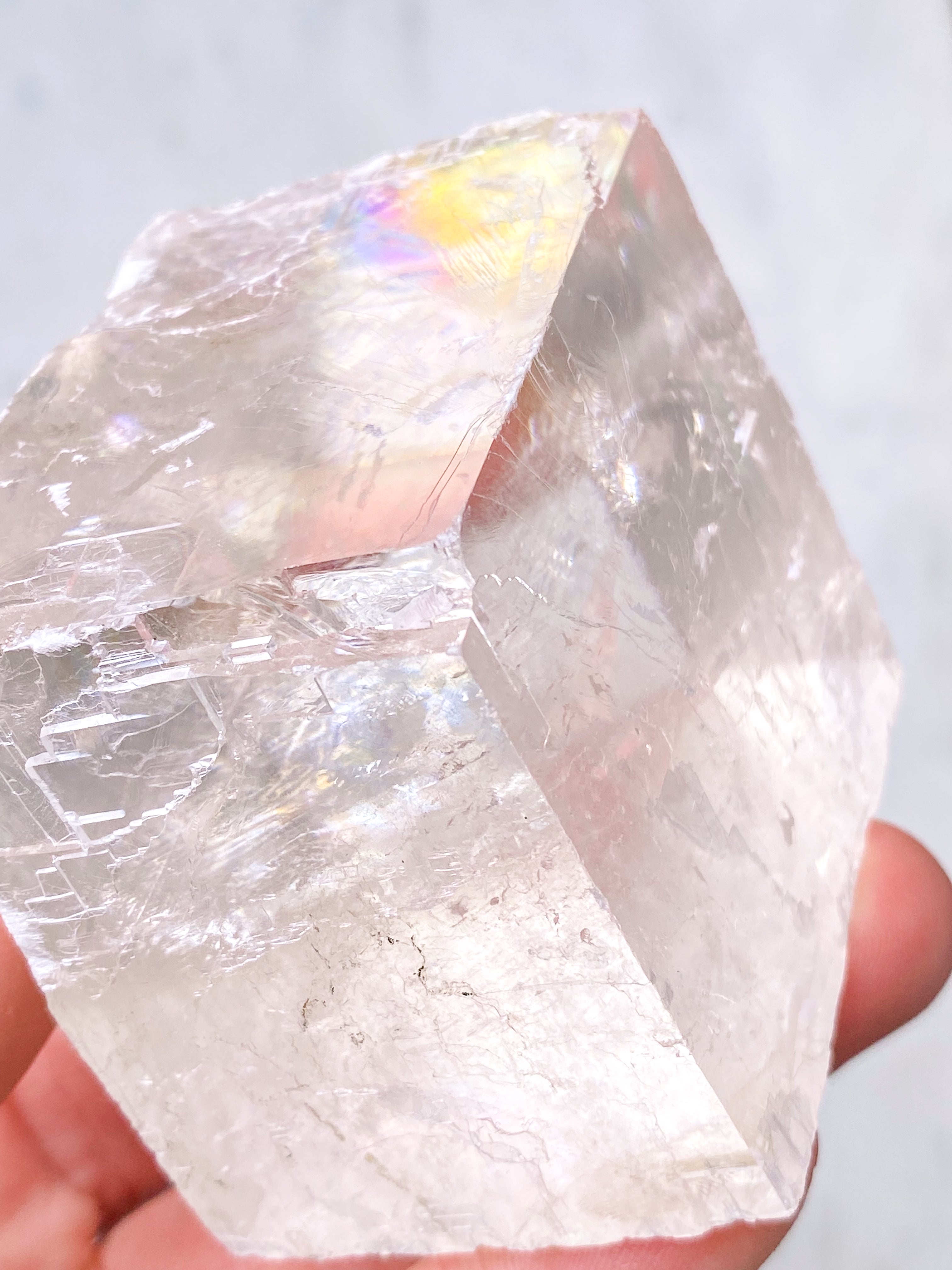 Islandspat Rå - Optisk Kalcit (nr 6)