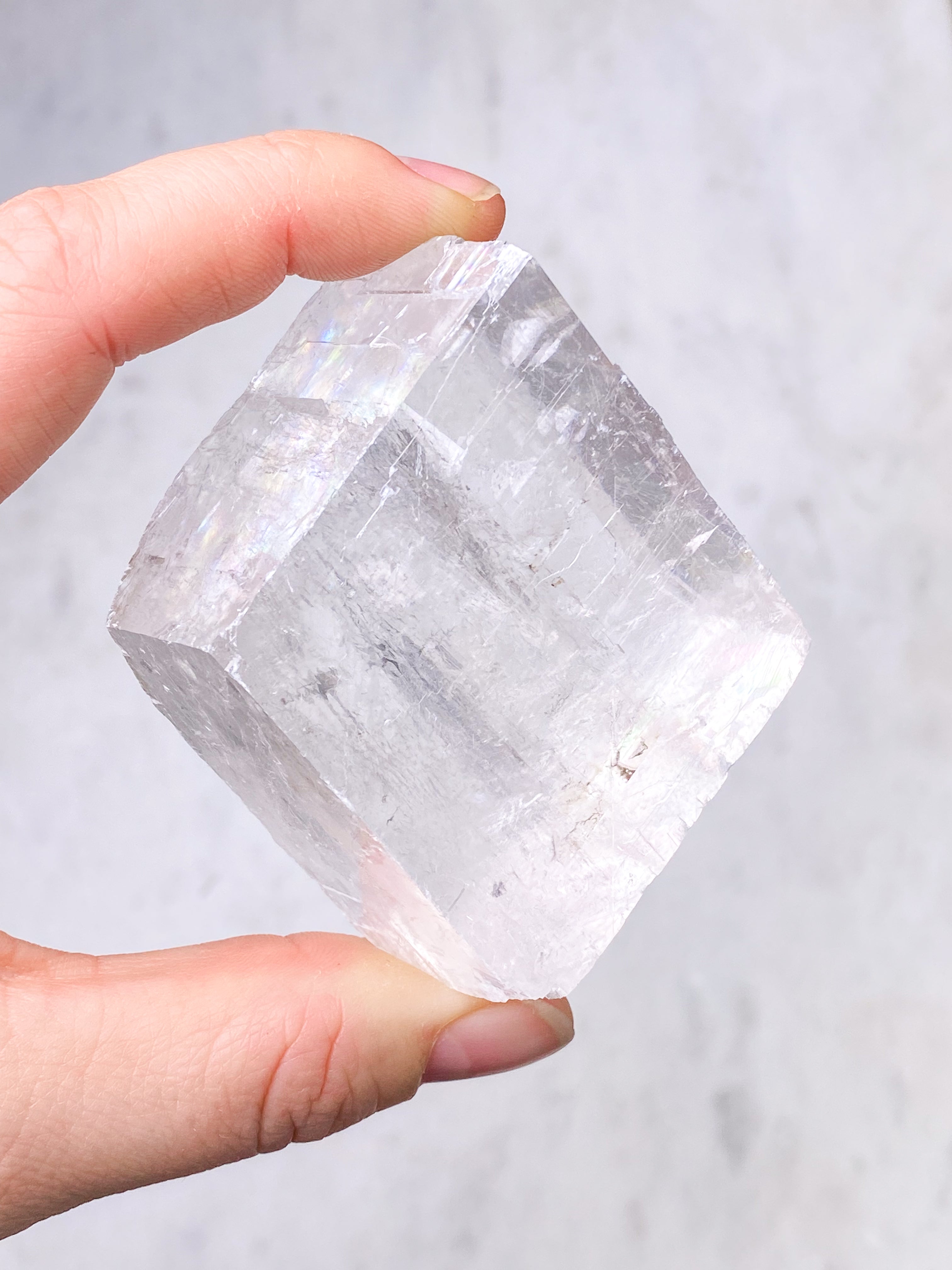 Islandspat Rå - Optisk Kalcit (nr 6)