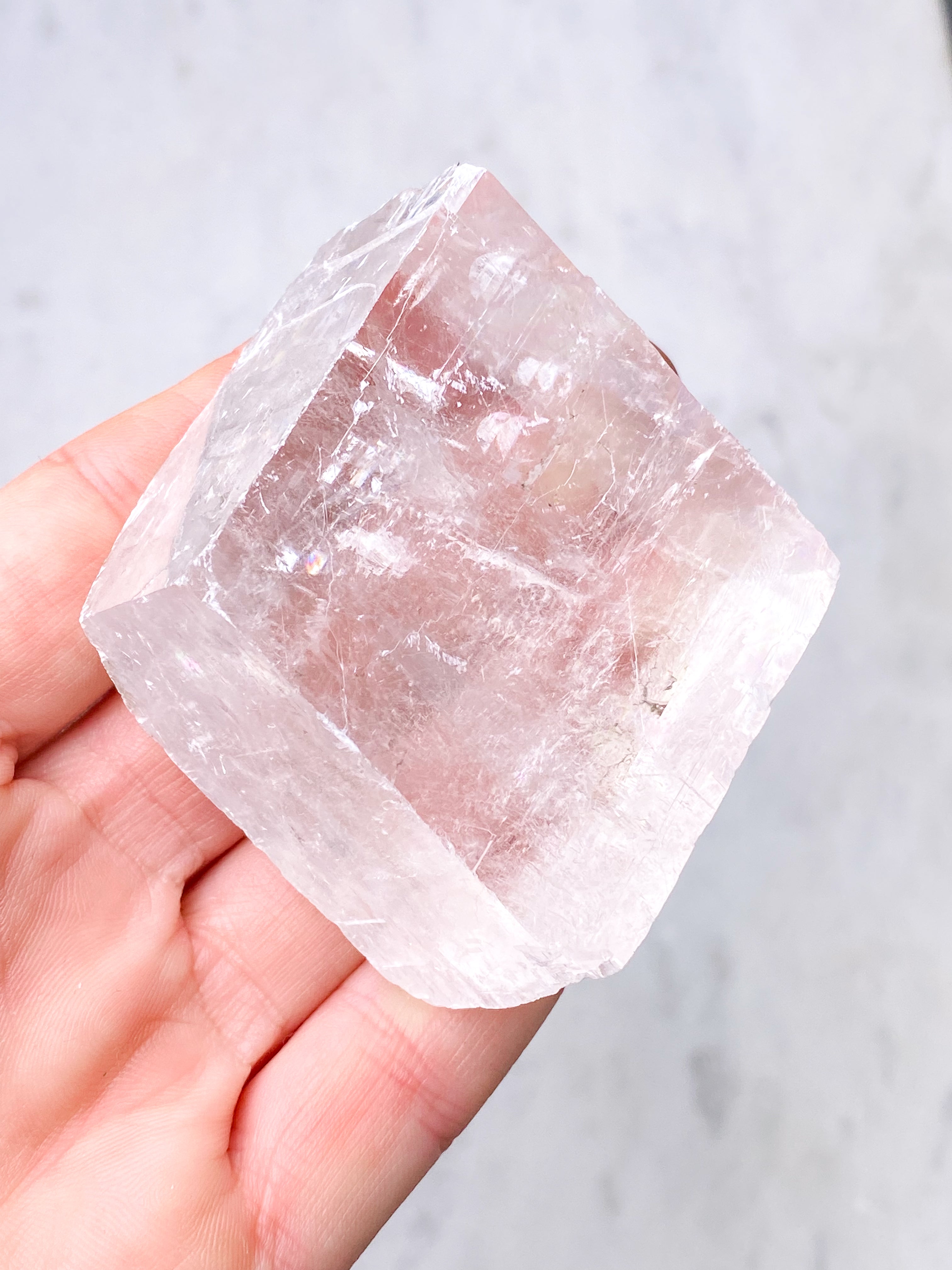 Islandspat Rå - Optisk Kalcit (nr 6)