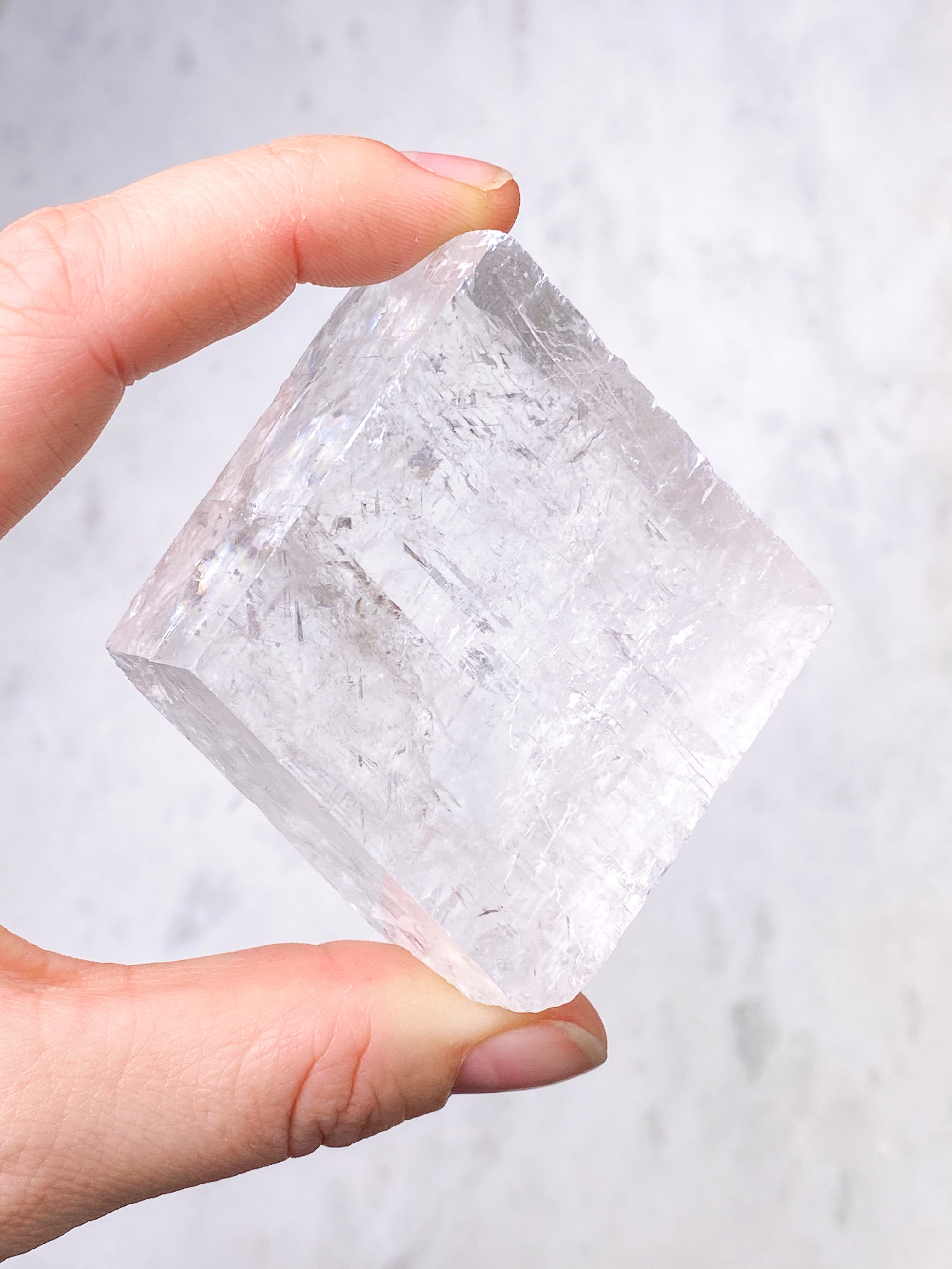 Islandspat Rå - Optisk Kalcit (nr 6)