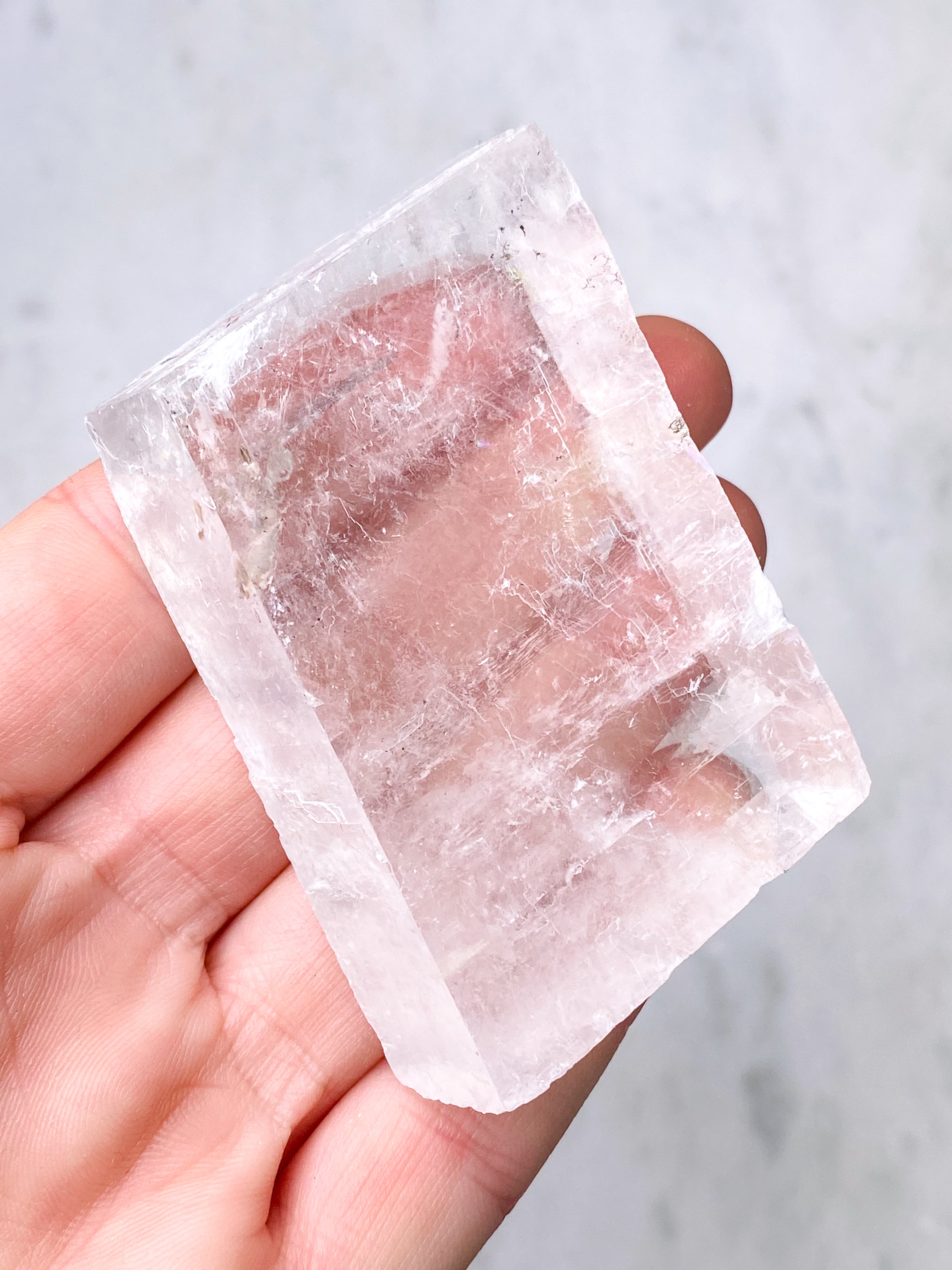 Islandspat Rå - Optisk Kalcit (nr 6)