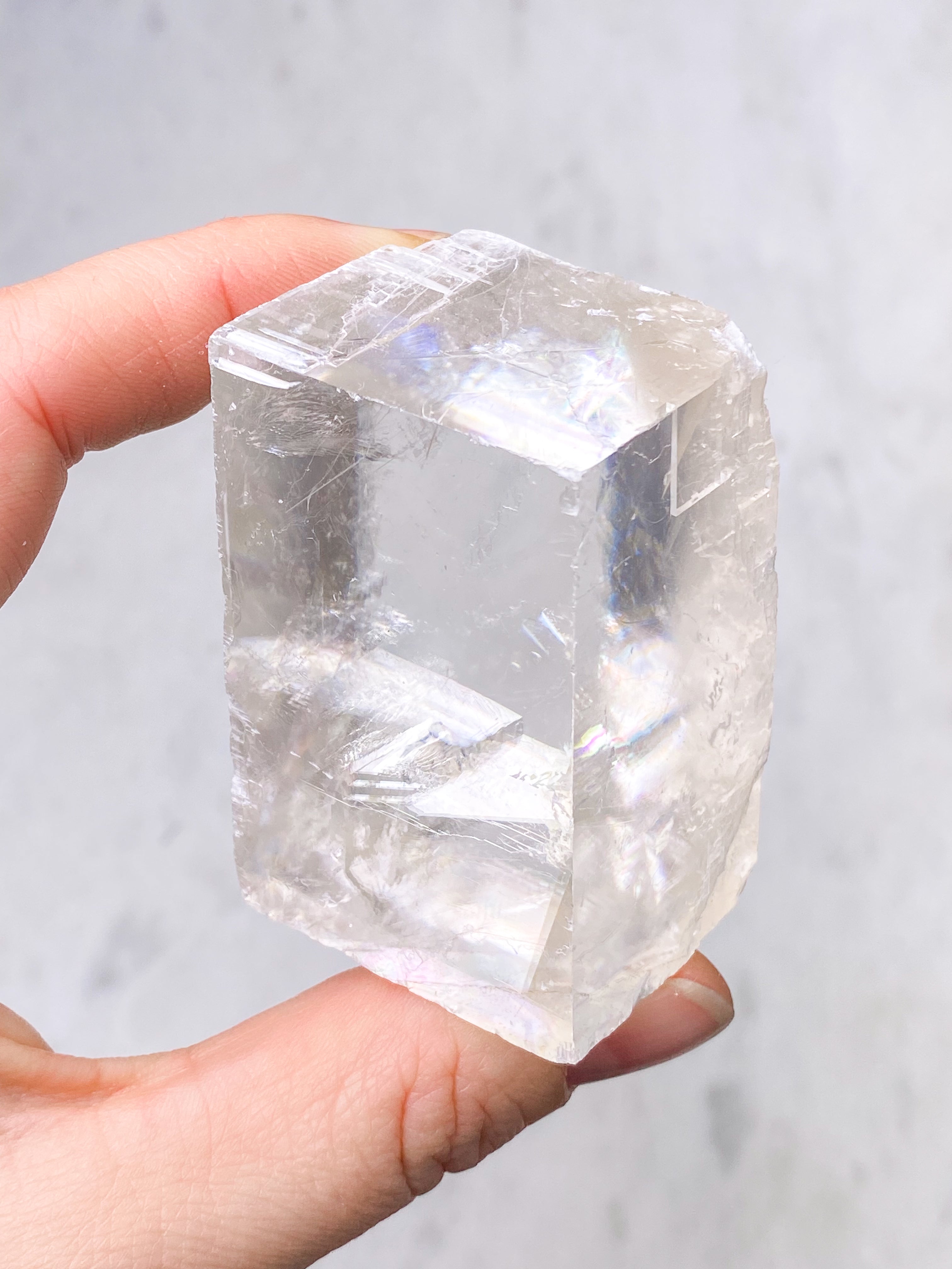 Islandspat Rå - Optisk Kalcit (nr 6)