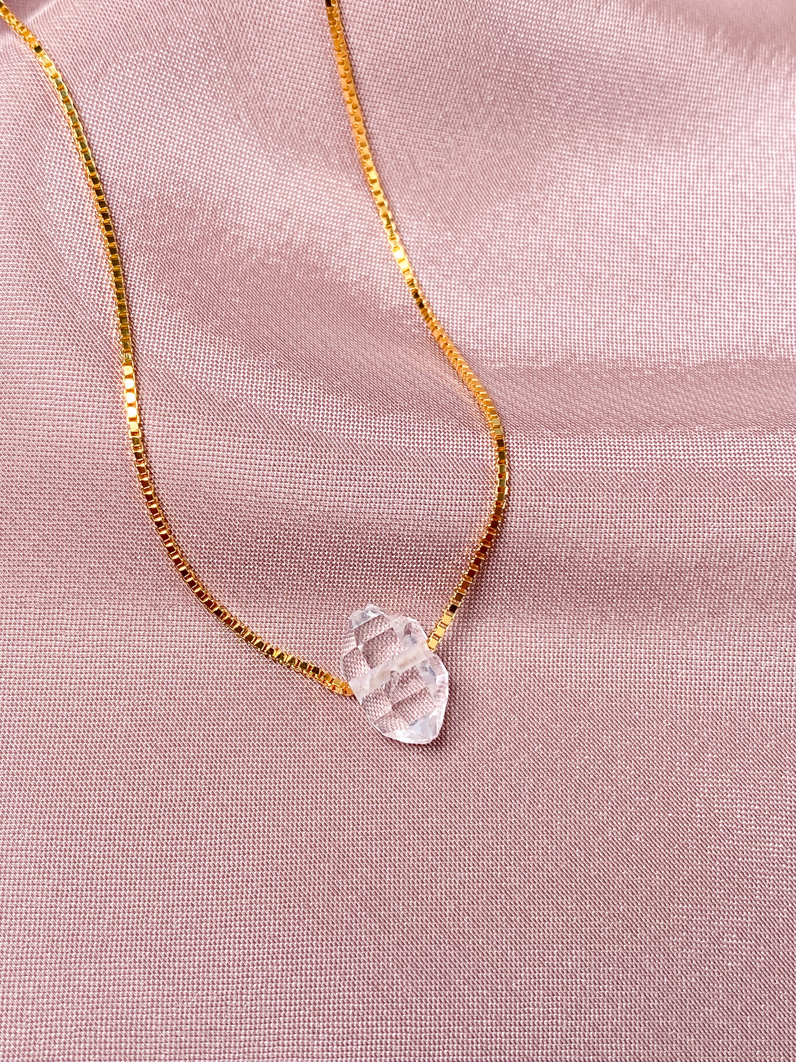 Herkimer diamanthalsband (nr 1) exklusiv kvalitet