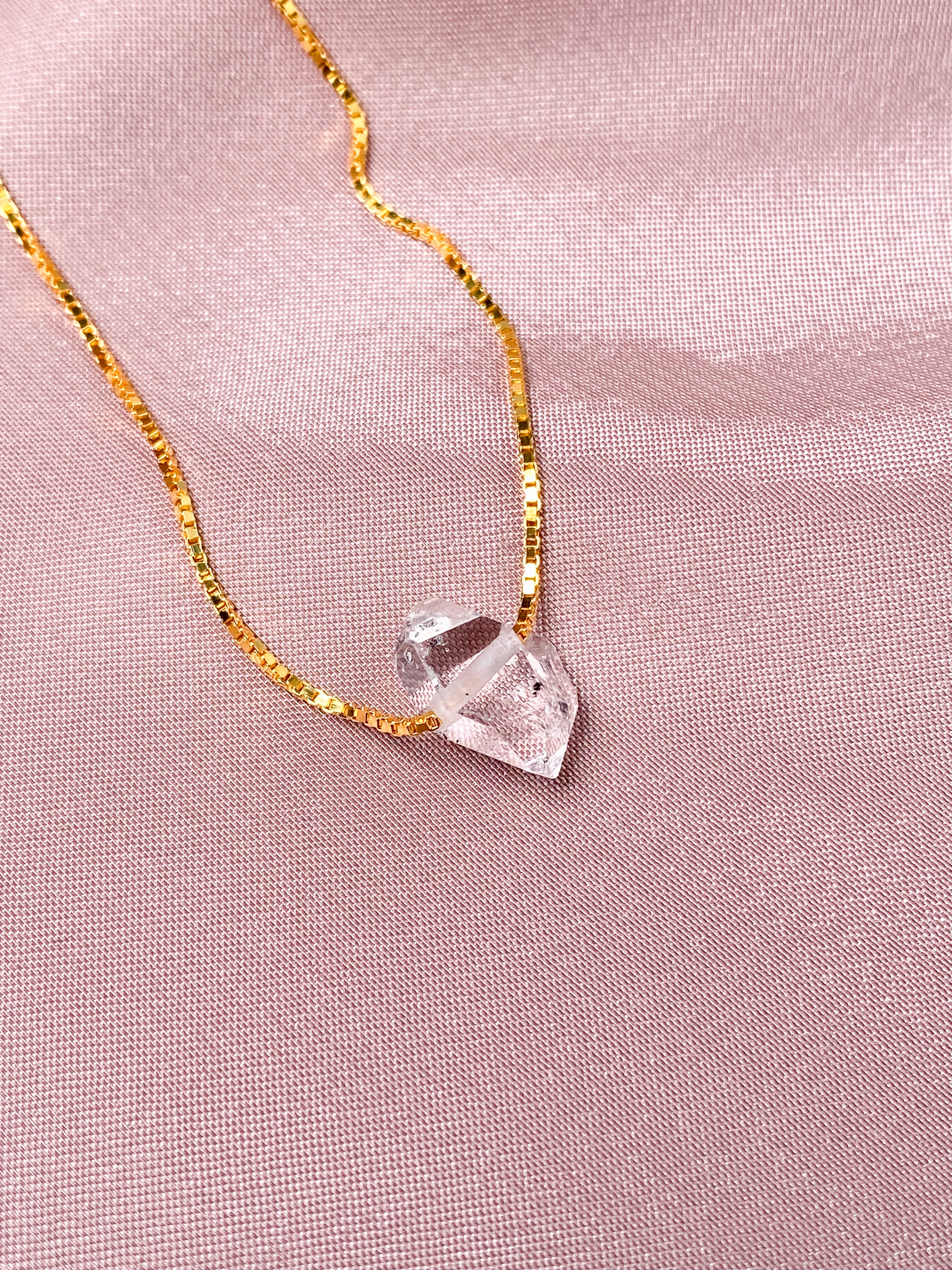 Herkimer diamanthalsband (nr 1) exklusiv kvalitet