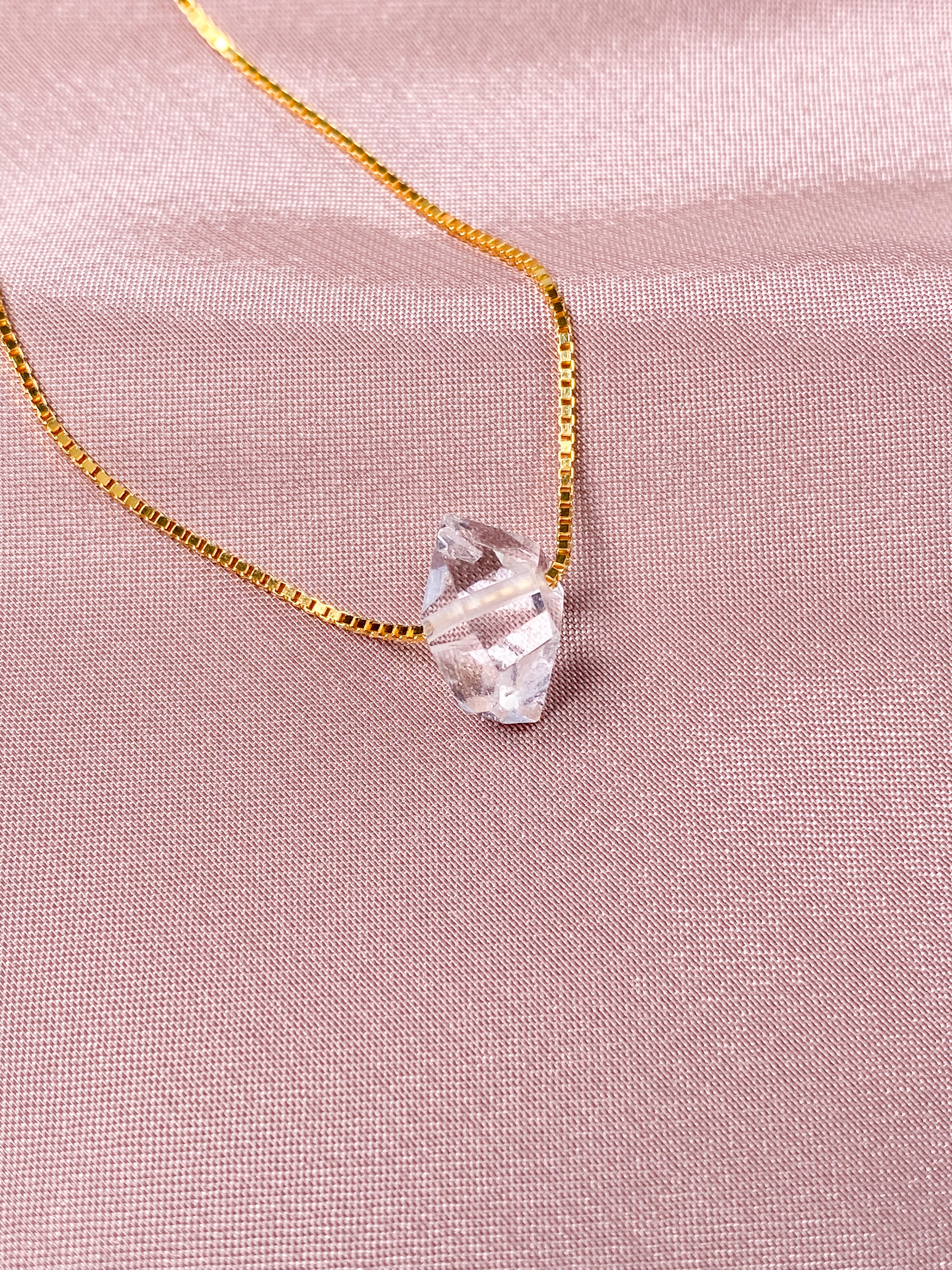 Herkimer diamanthalsband (nr 1) exklusiv kvalitet