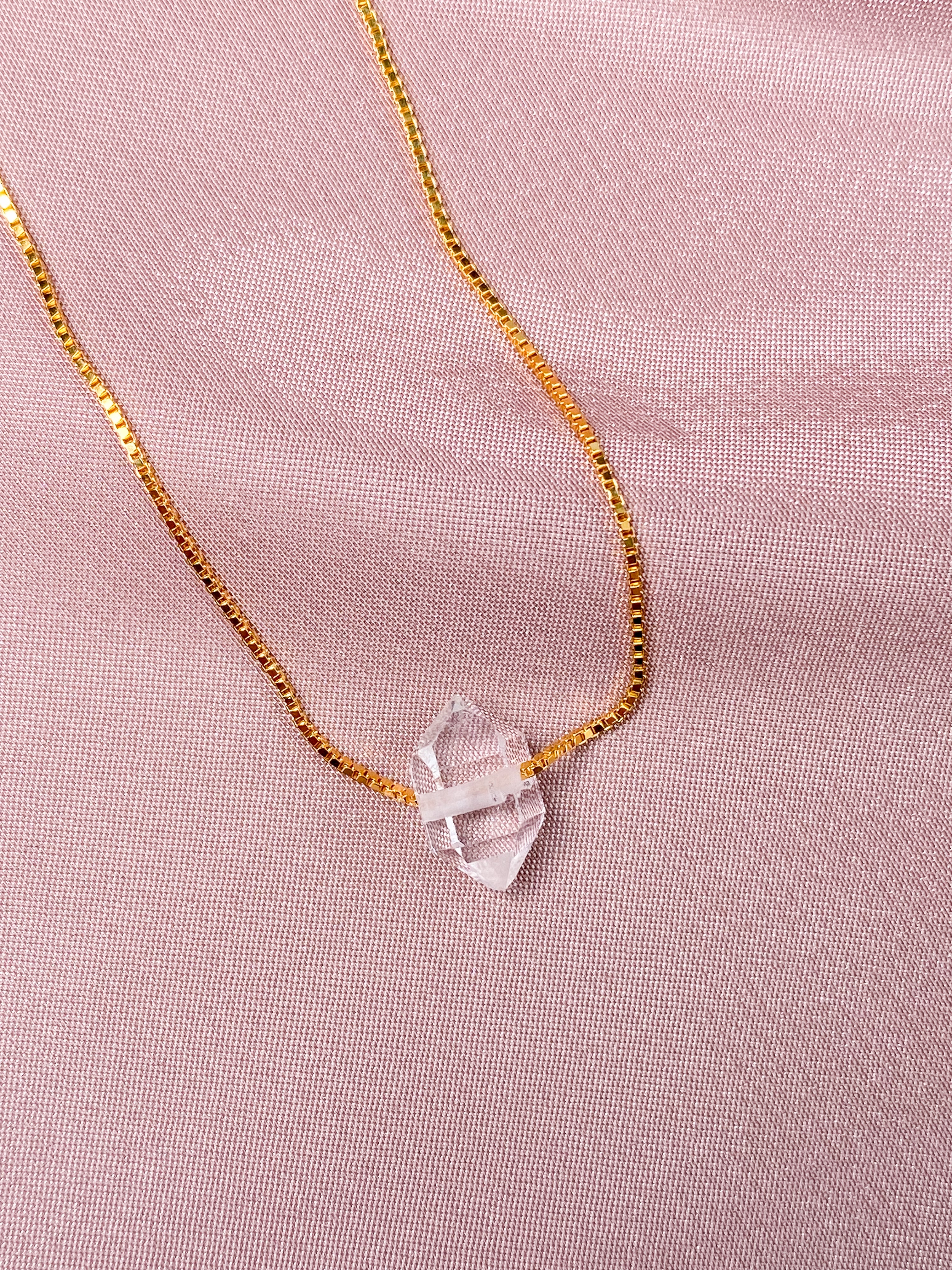 Herkimer diamanthalsband (nr 1) exklusiv kvalitet