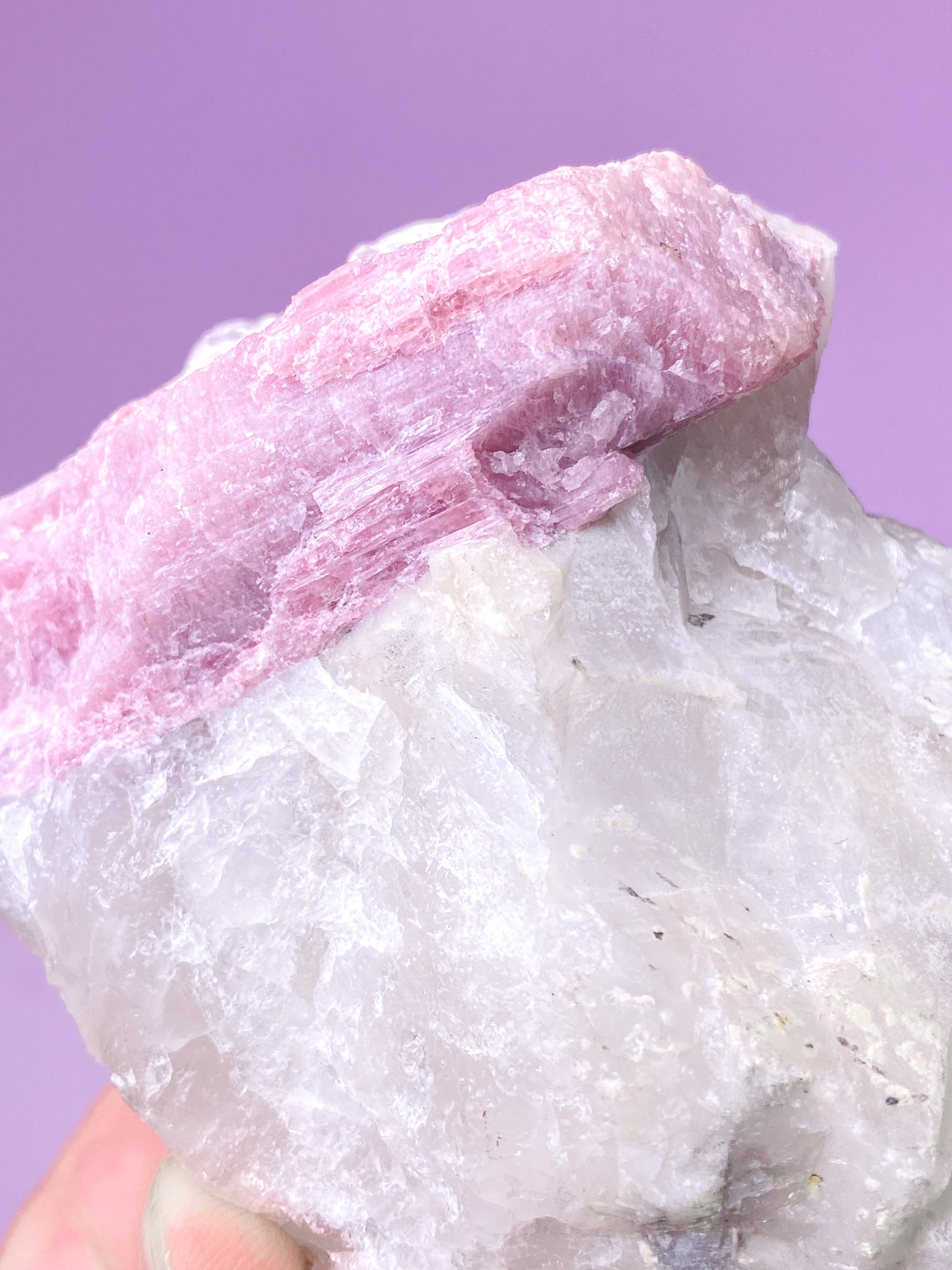 Pink Turmalin Klynge (Nr. 2)