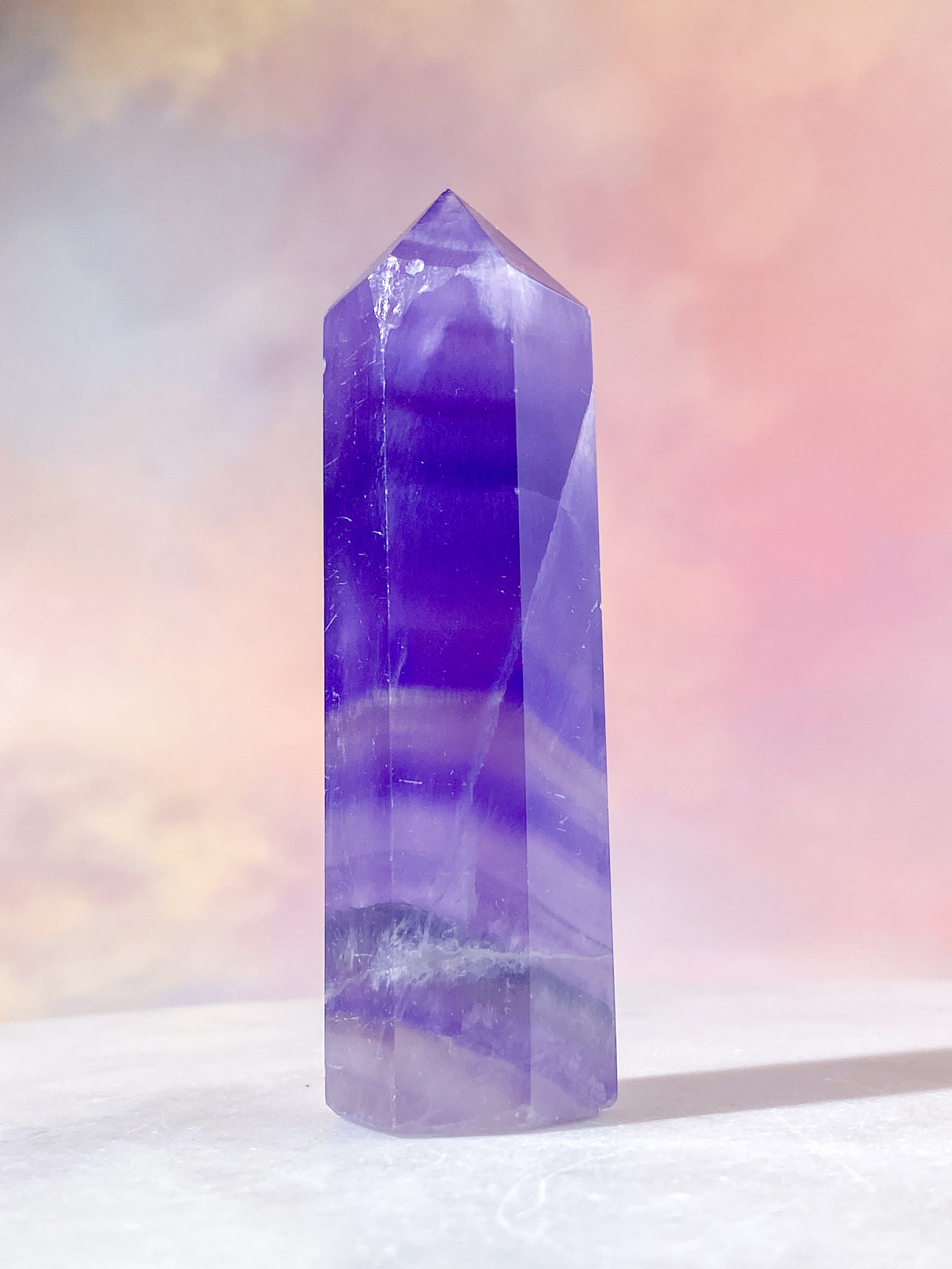 Indigo Fluorit Tårn (Nr. 3)
