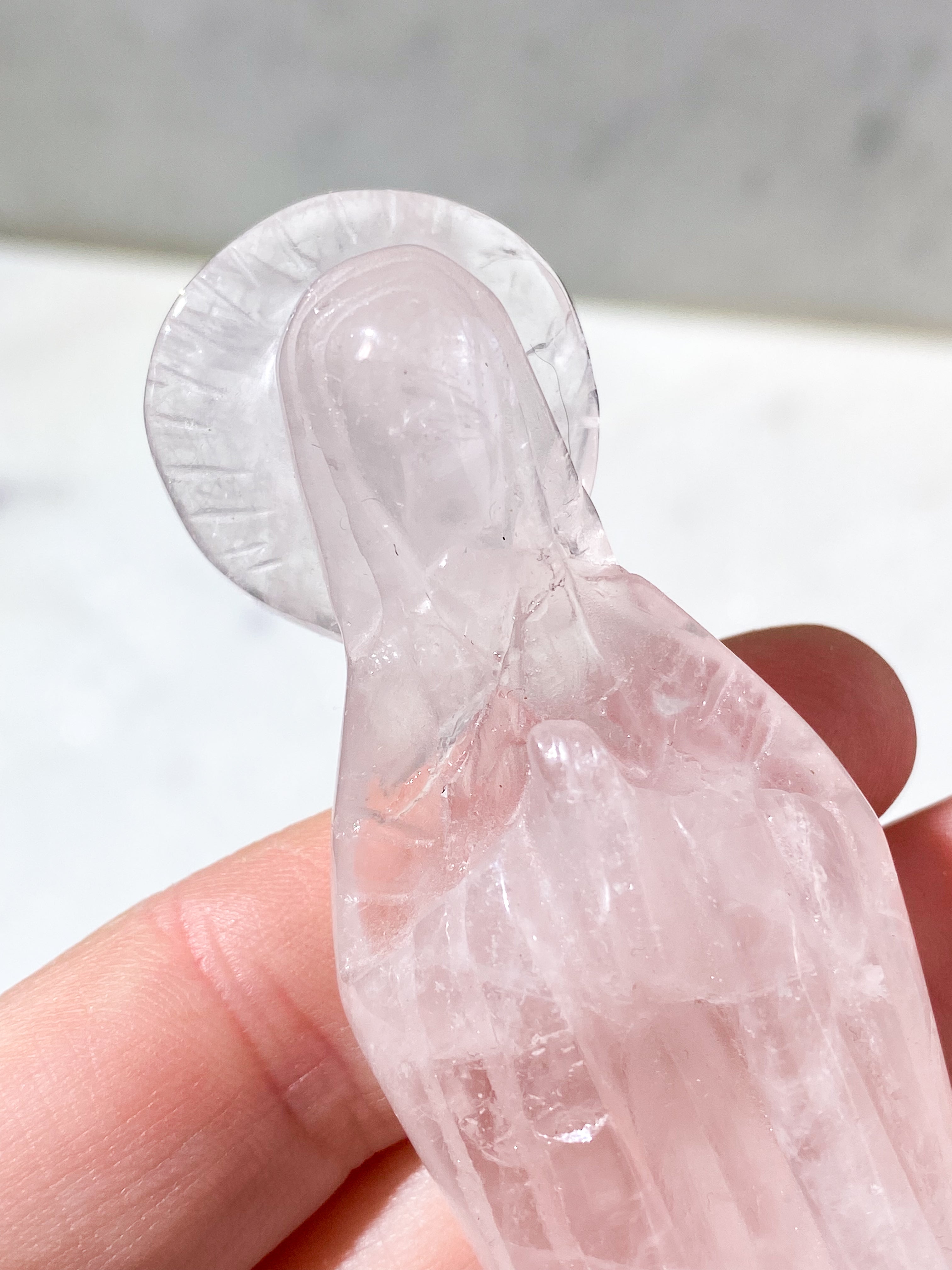 Rosakvarts Pocket Test (Exklusiv kvalitet)