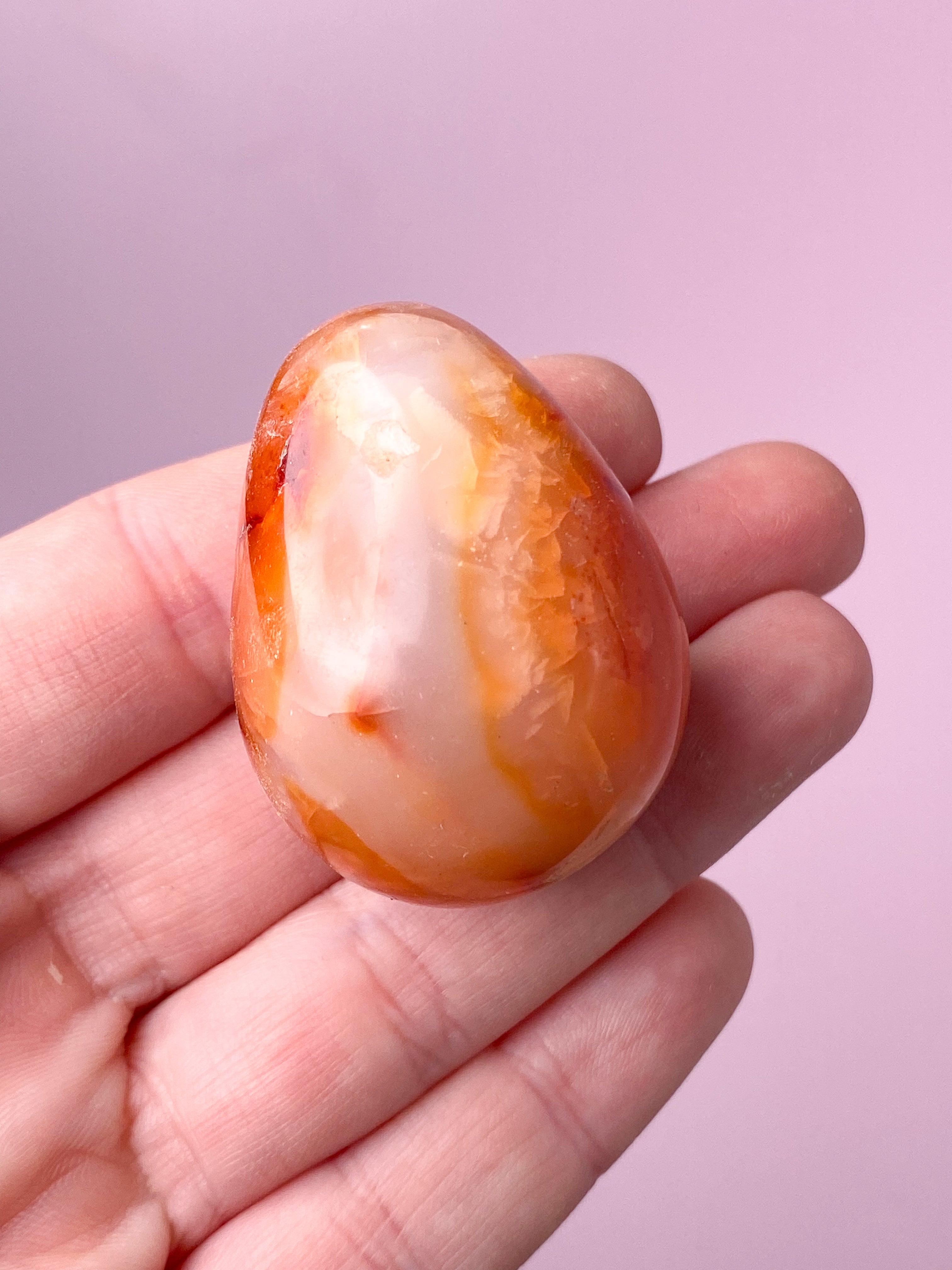 Karneol Ägg (Nr 20)