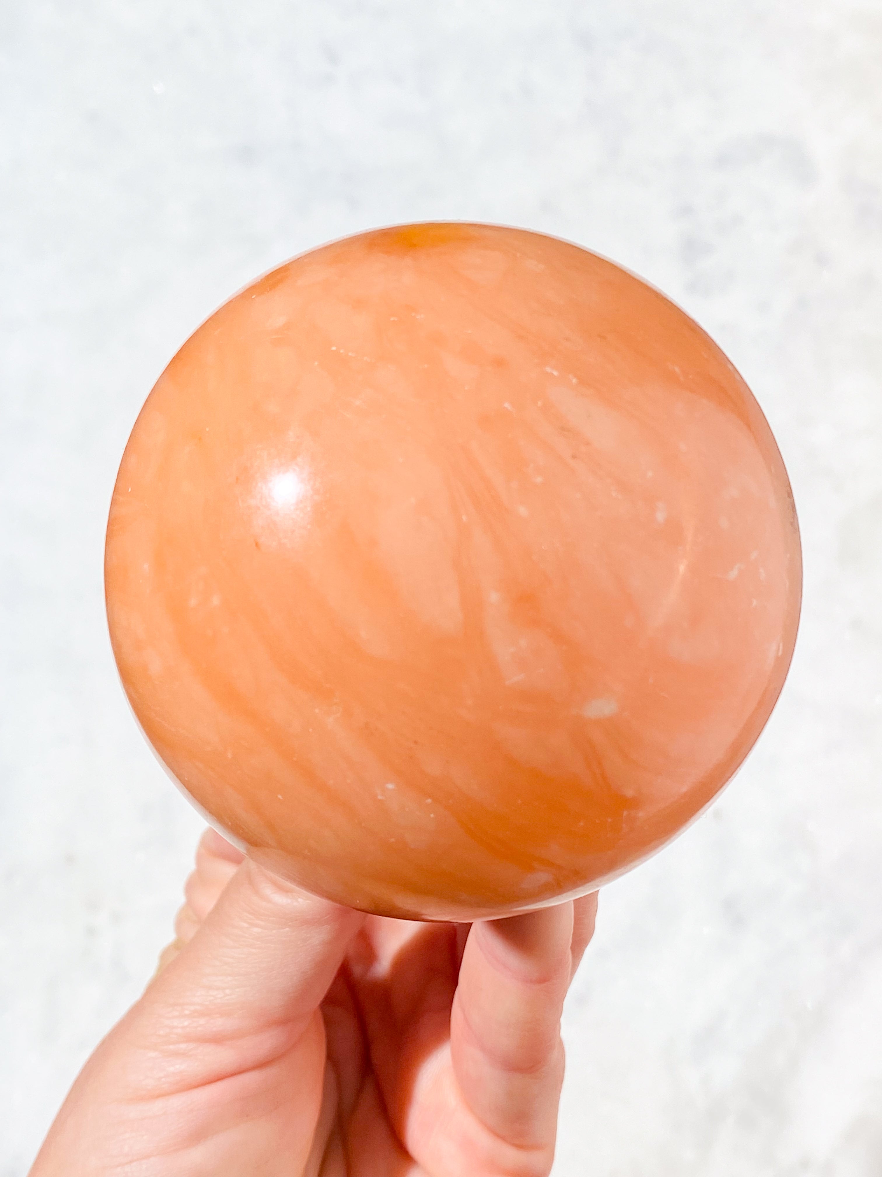 Orange Twist Kalcit Klot (Nr. 3)