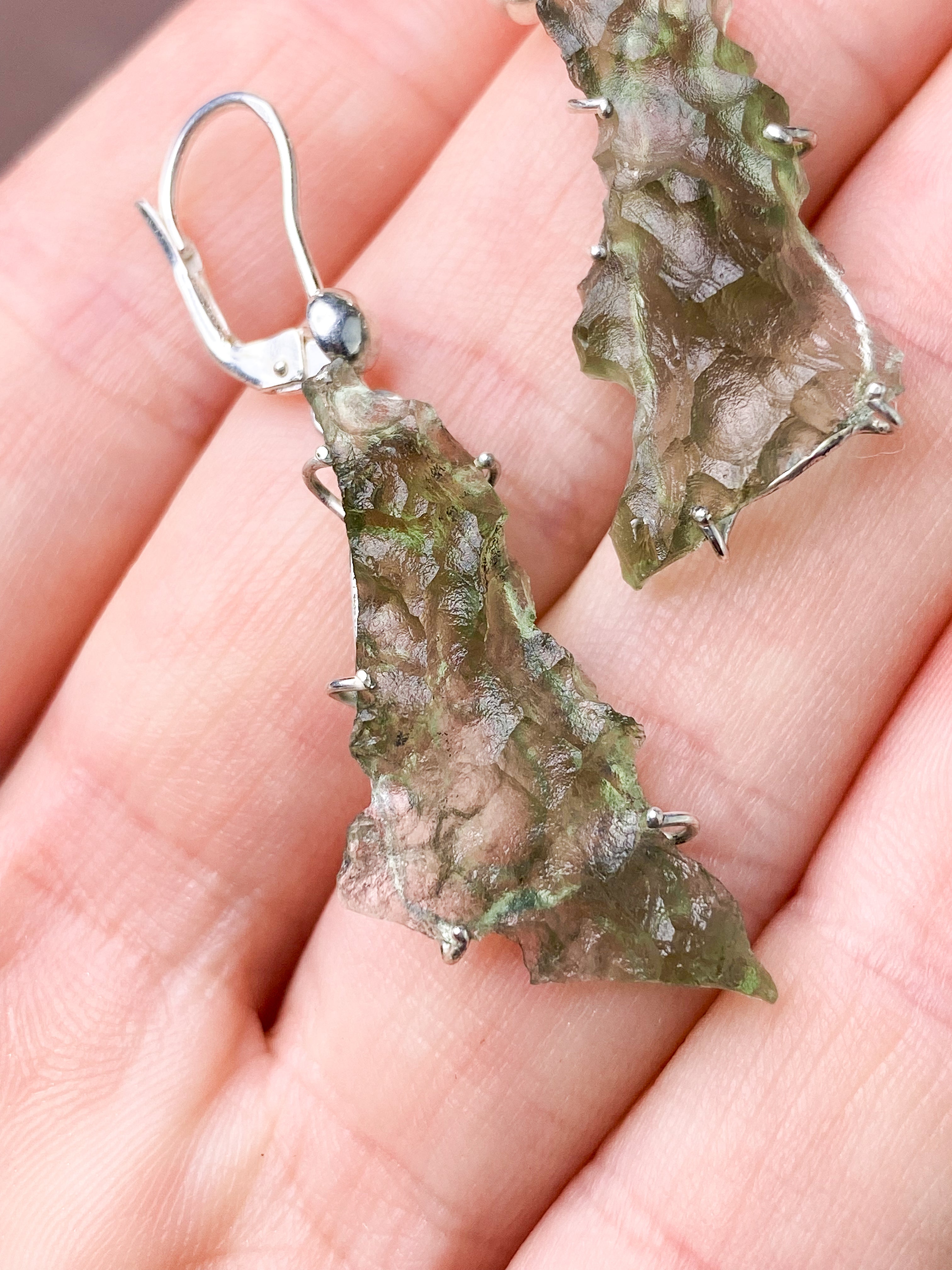 Besednice Moldavit Pendant (nr 20)