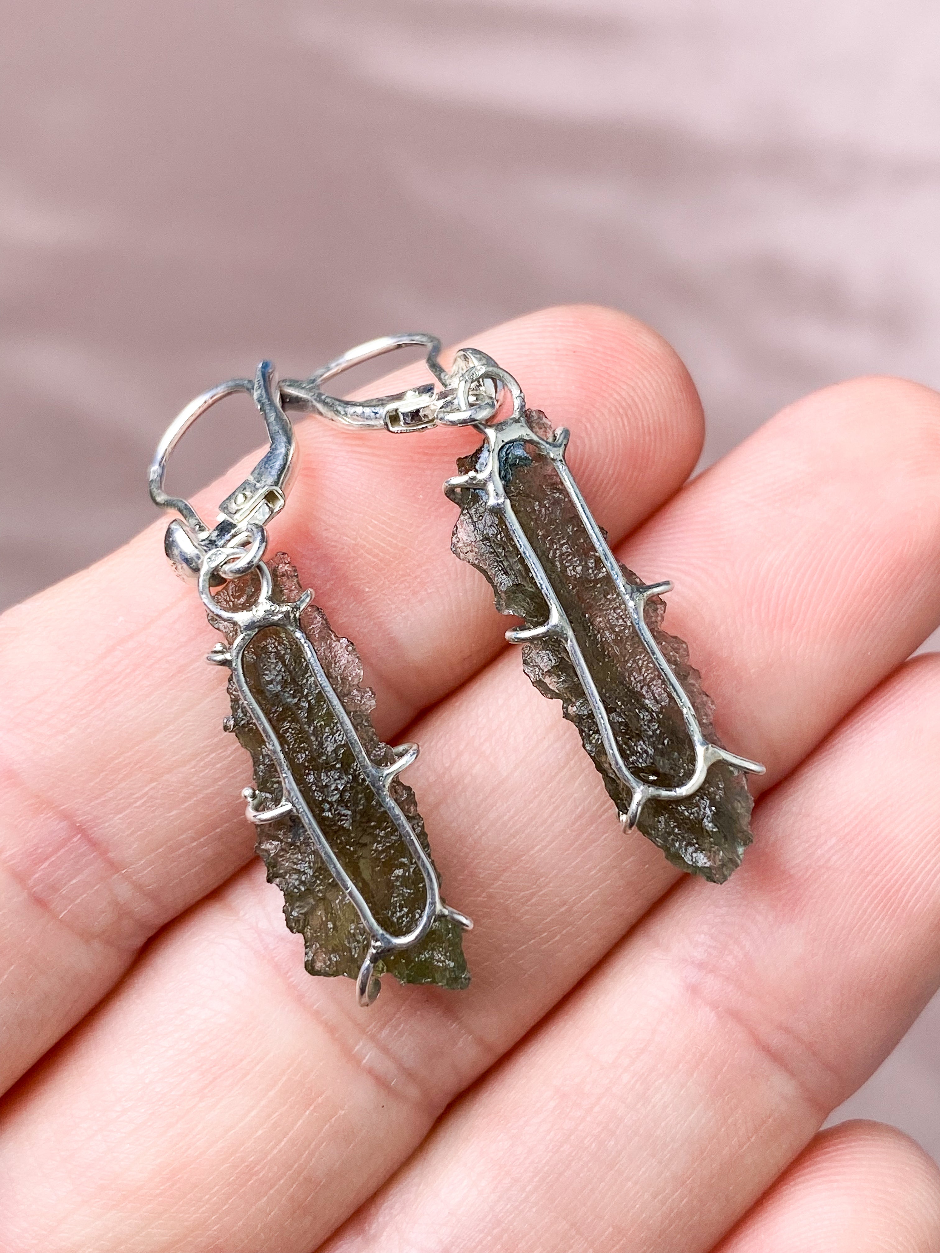Besednice Moldavit Pendant (nr 20)