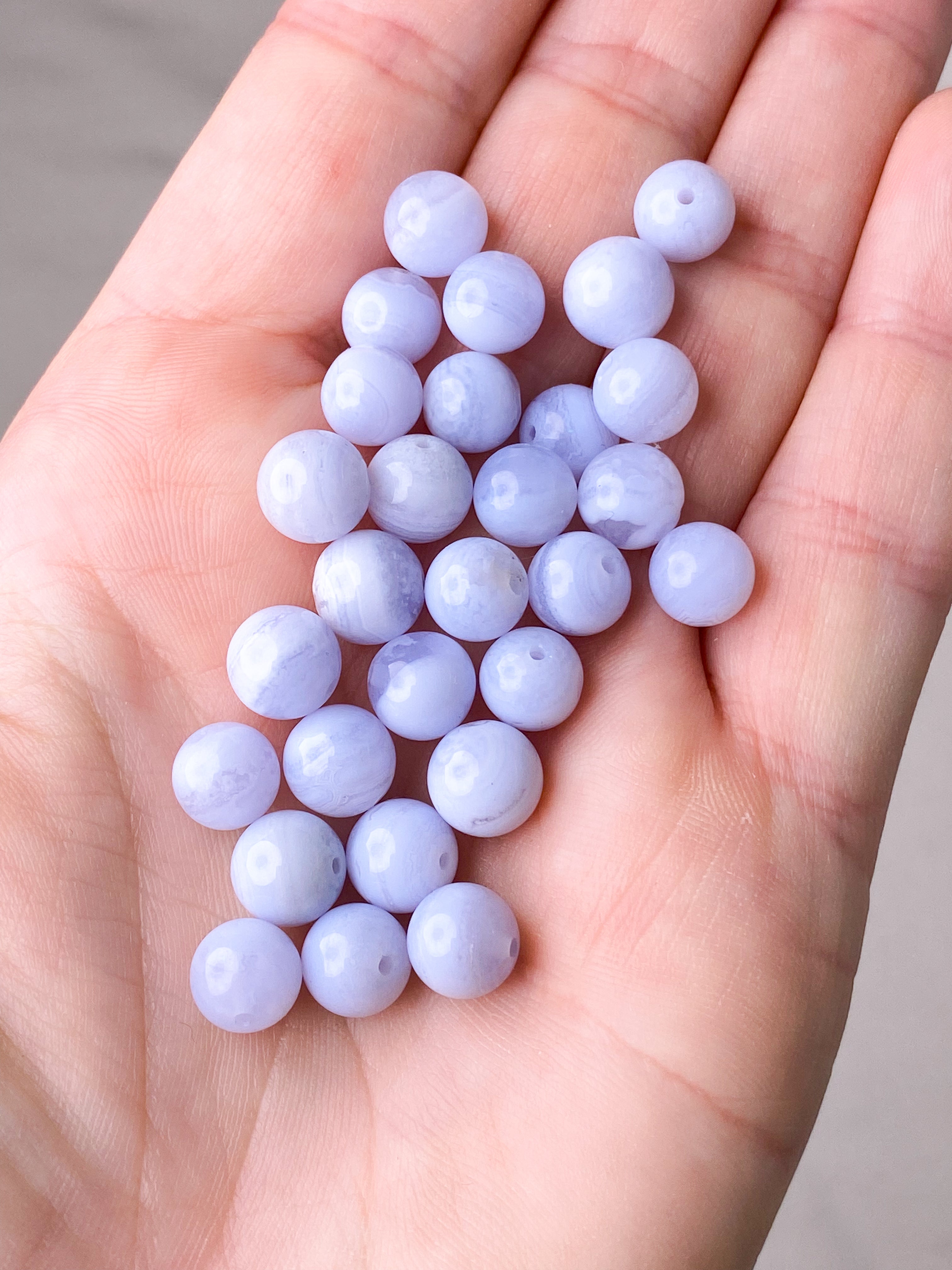 Akvamarin - Petite Heart - Guld