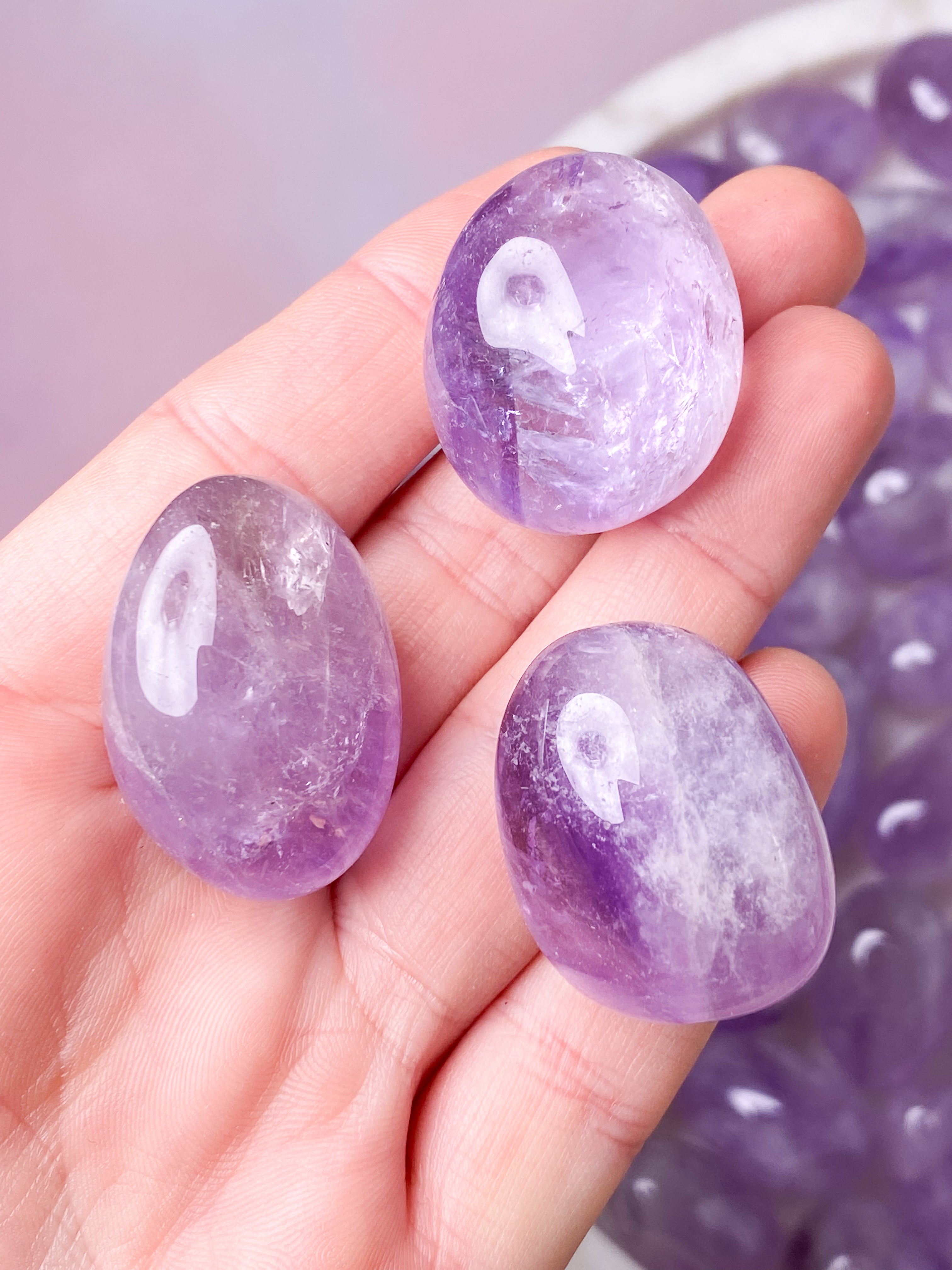 OUTLET - Polerad Ametist