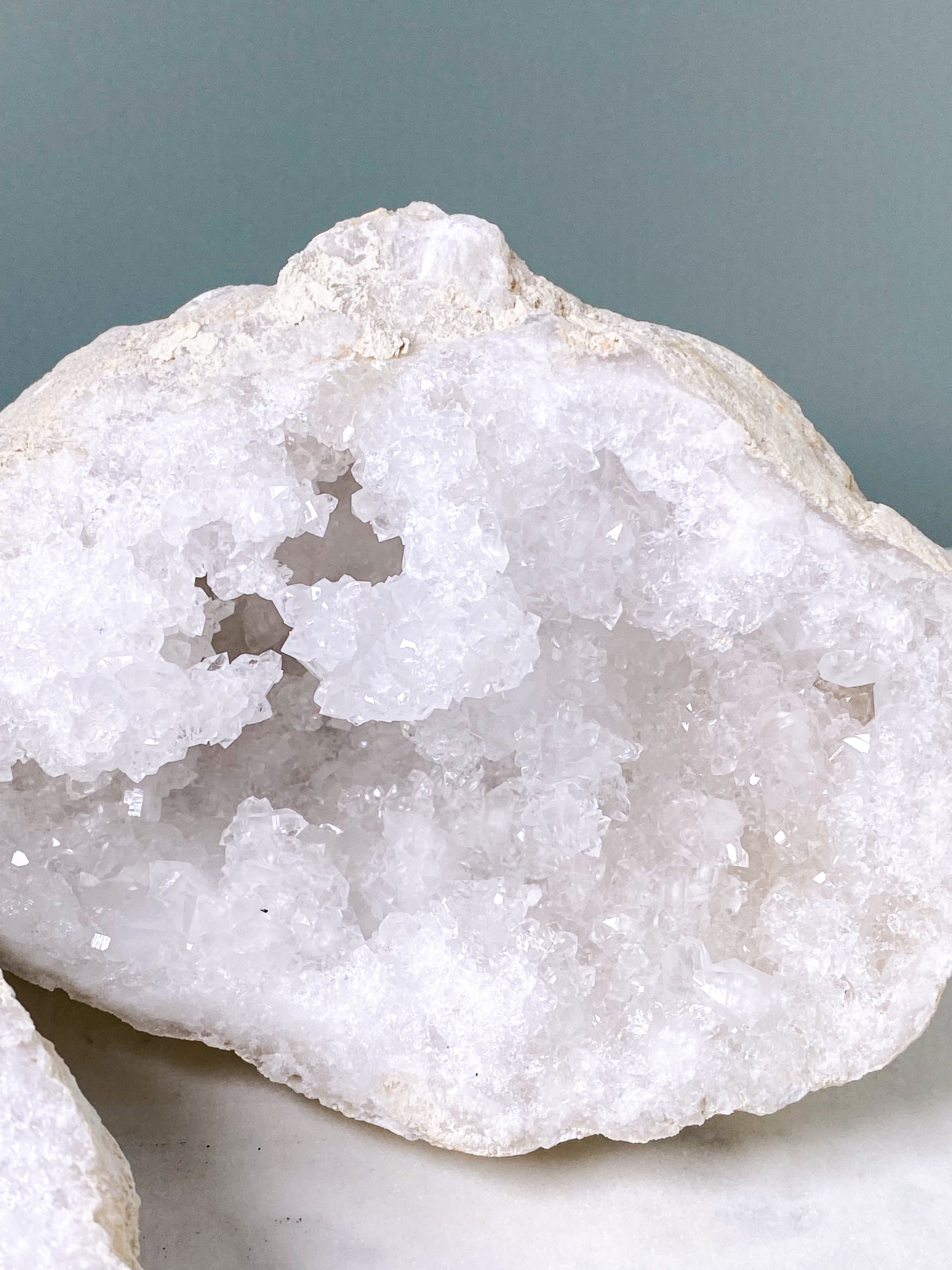 XL bergkristallgeodset (nr 30)