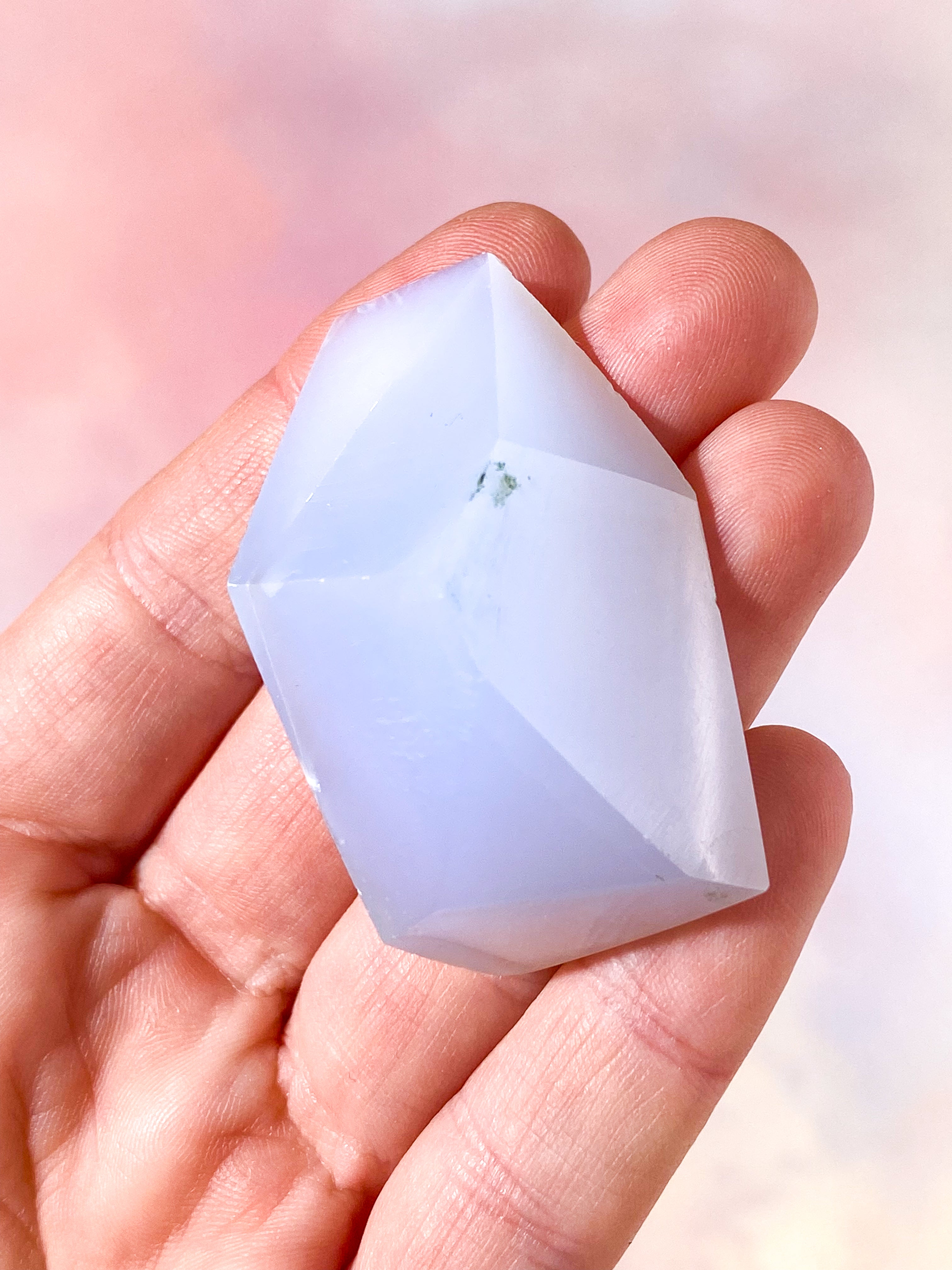 Blå Chalcedon Freeform (Nr. 4)