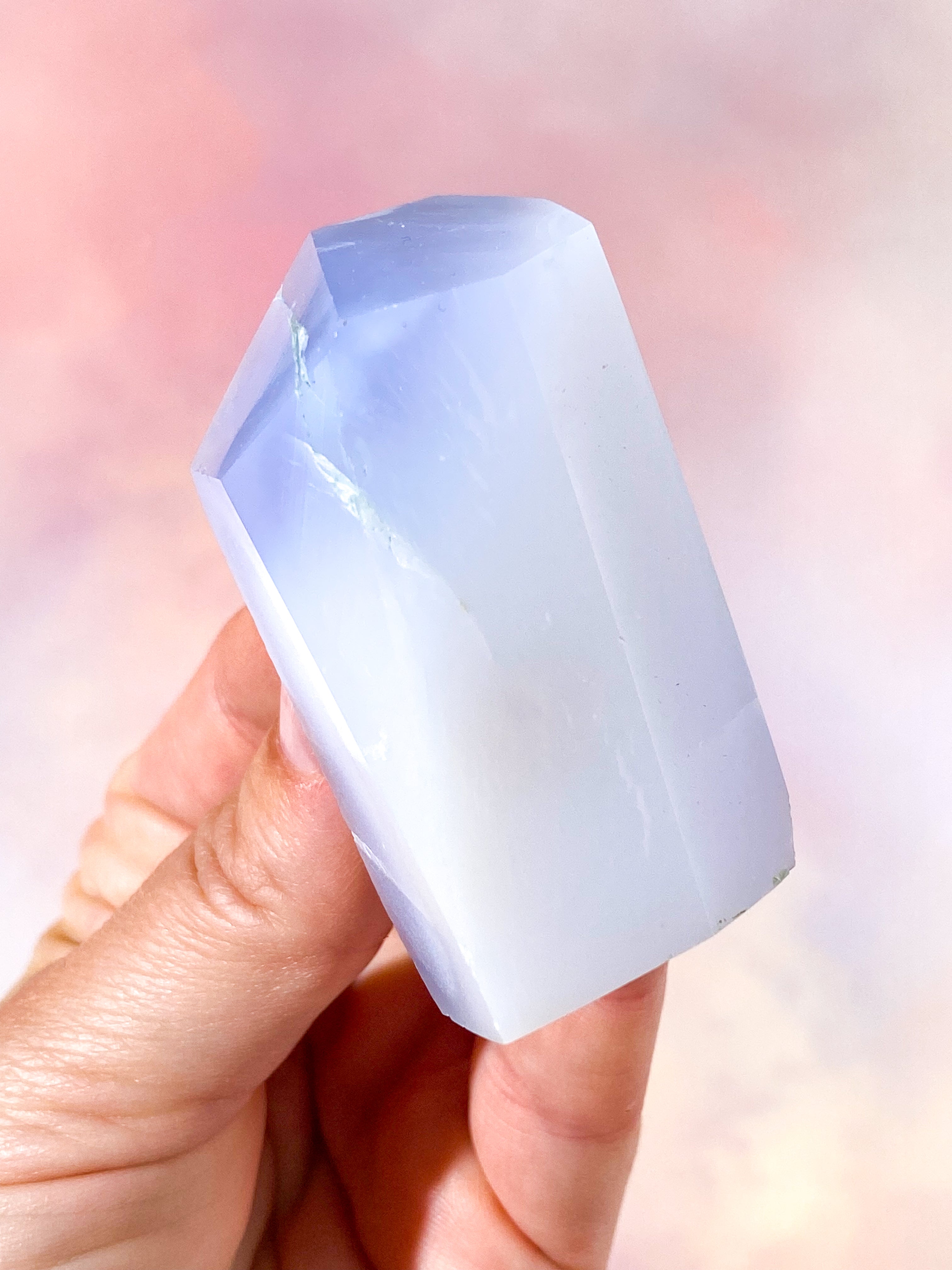 Blå Chalcedon Freeform (Nr. 5)