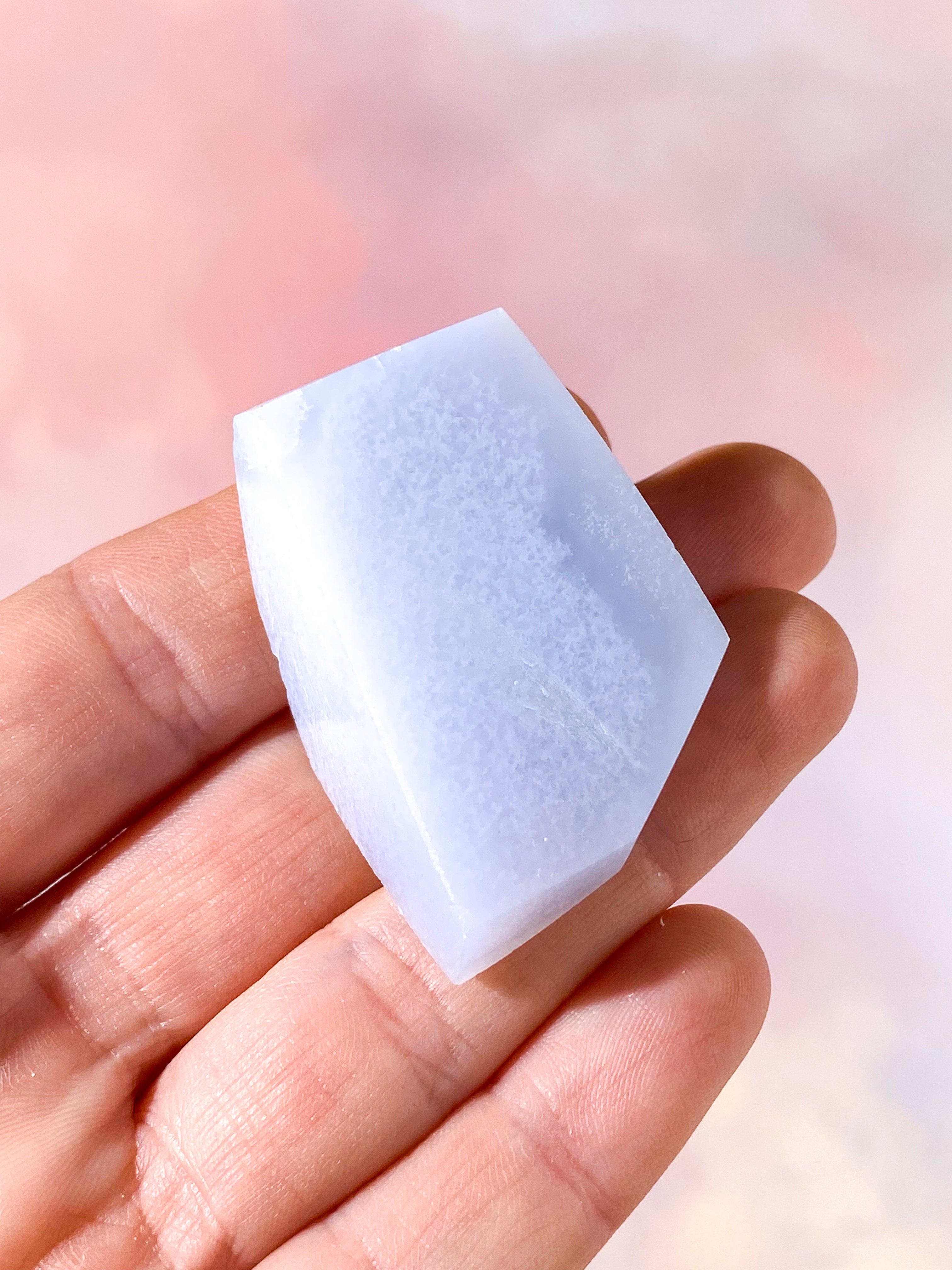 Blå Chalcedon Freeform (Nr. 6)