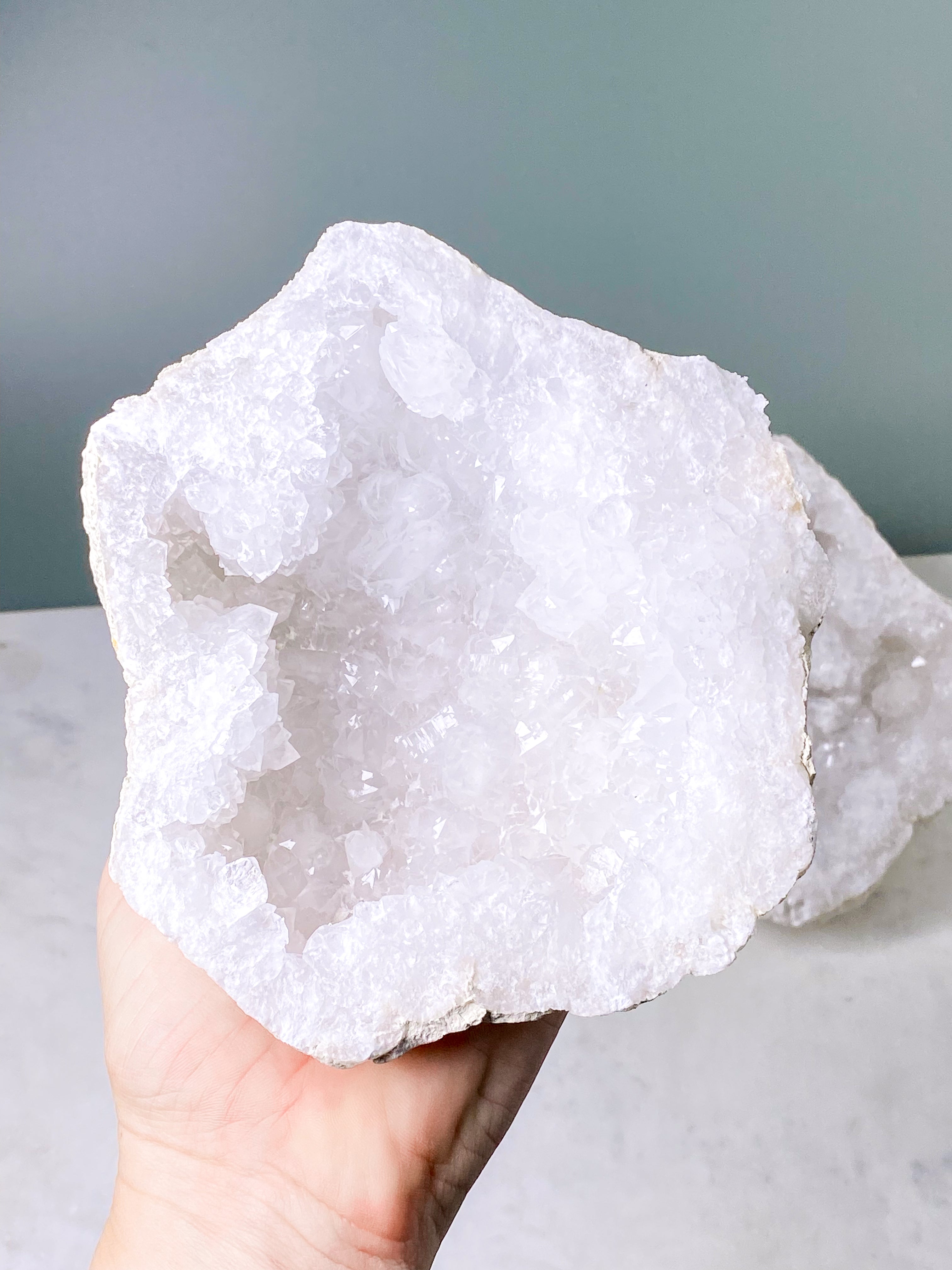 XL bergkristallgeodset (nr 30)