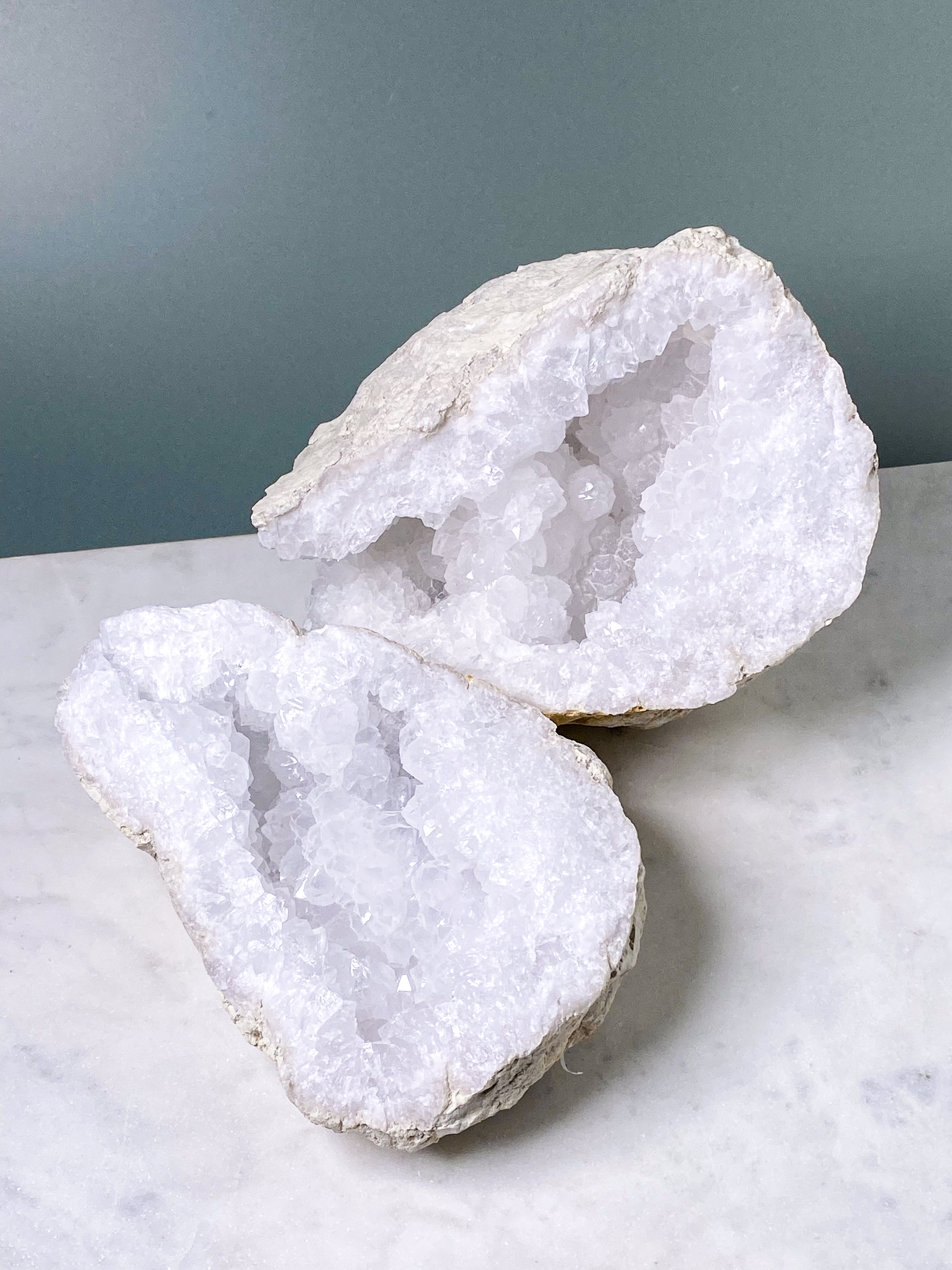 XL bergkristallgeodset (nr 30)