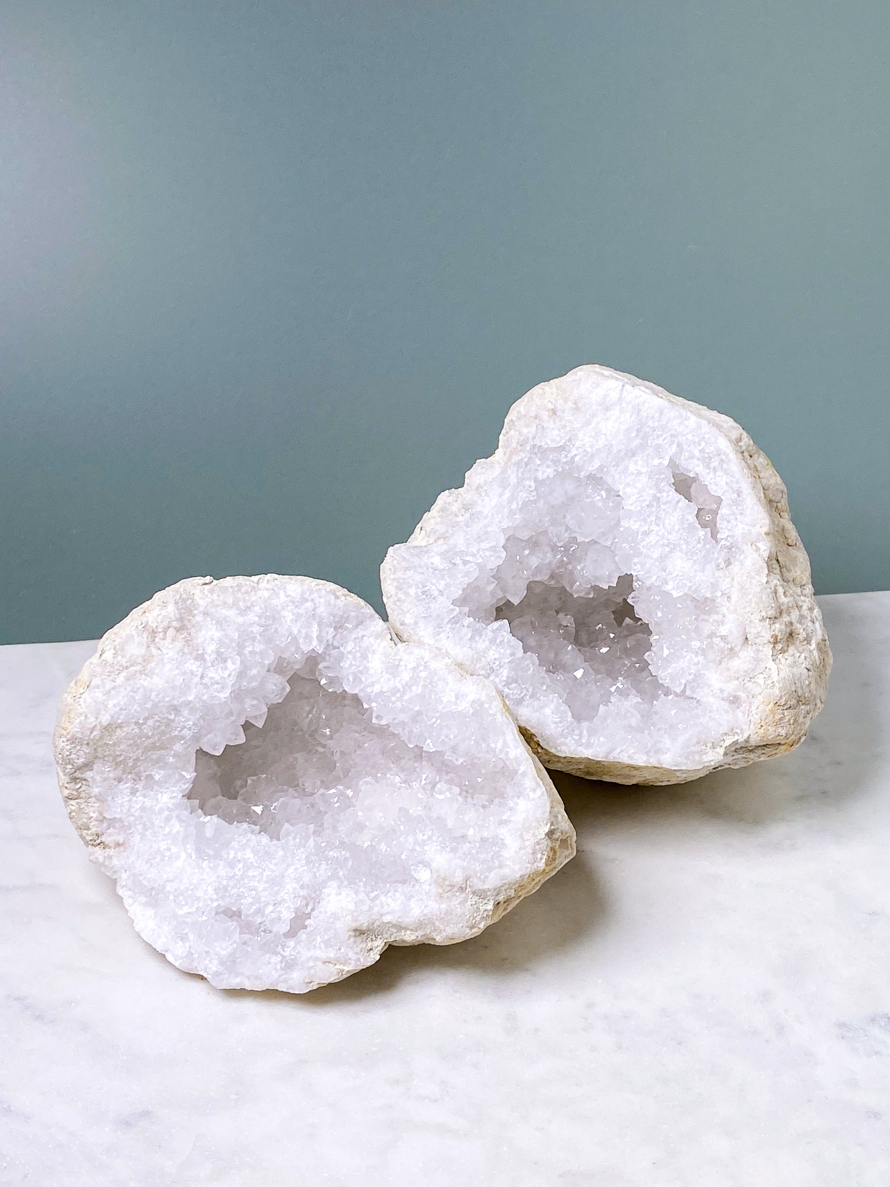 XL bergkristallgeodset (nr 30)