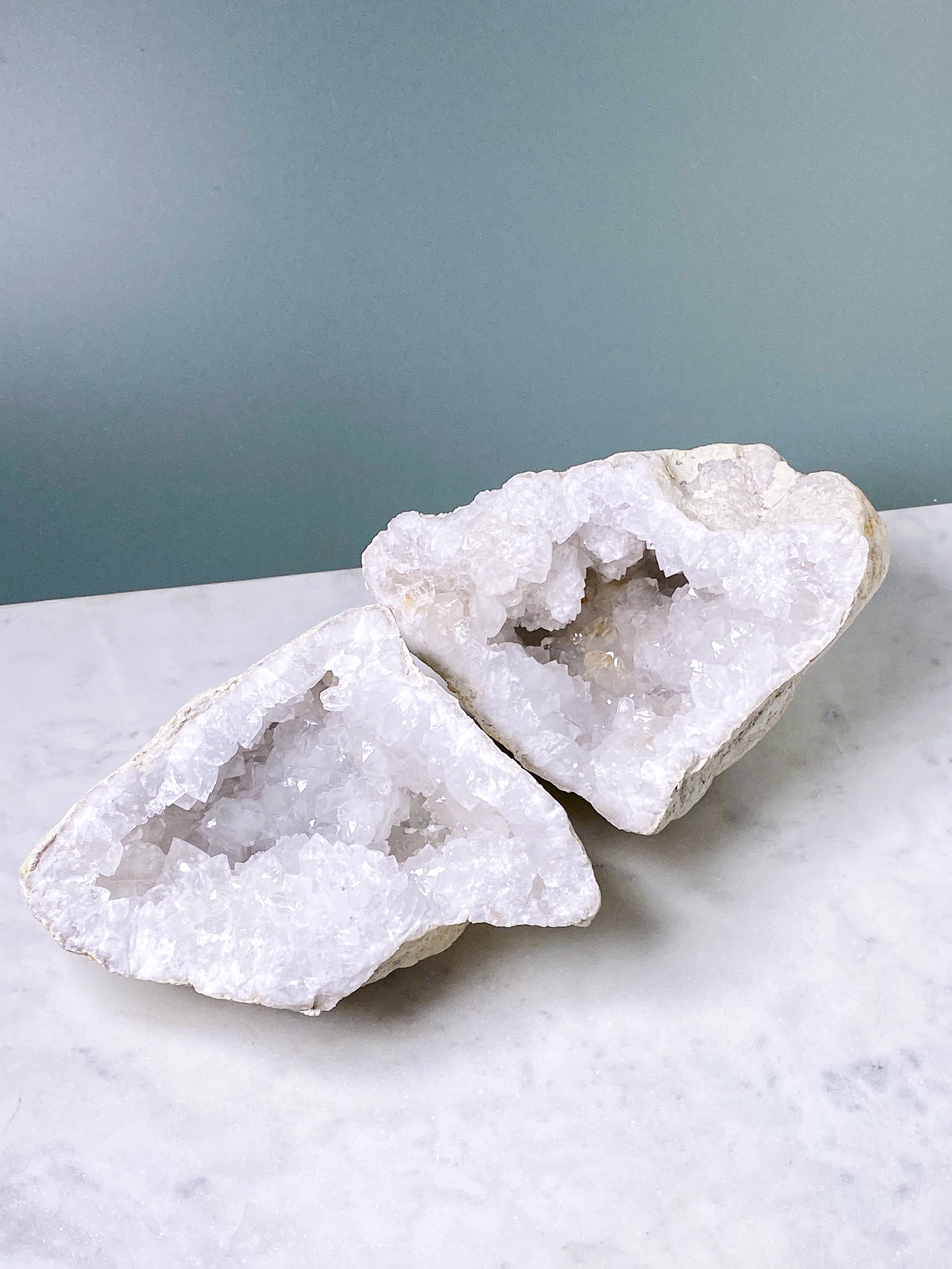 XL bergkristallgeodset (nr 30)