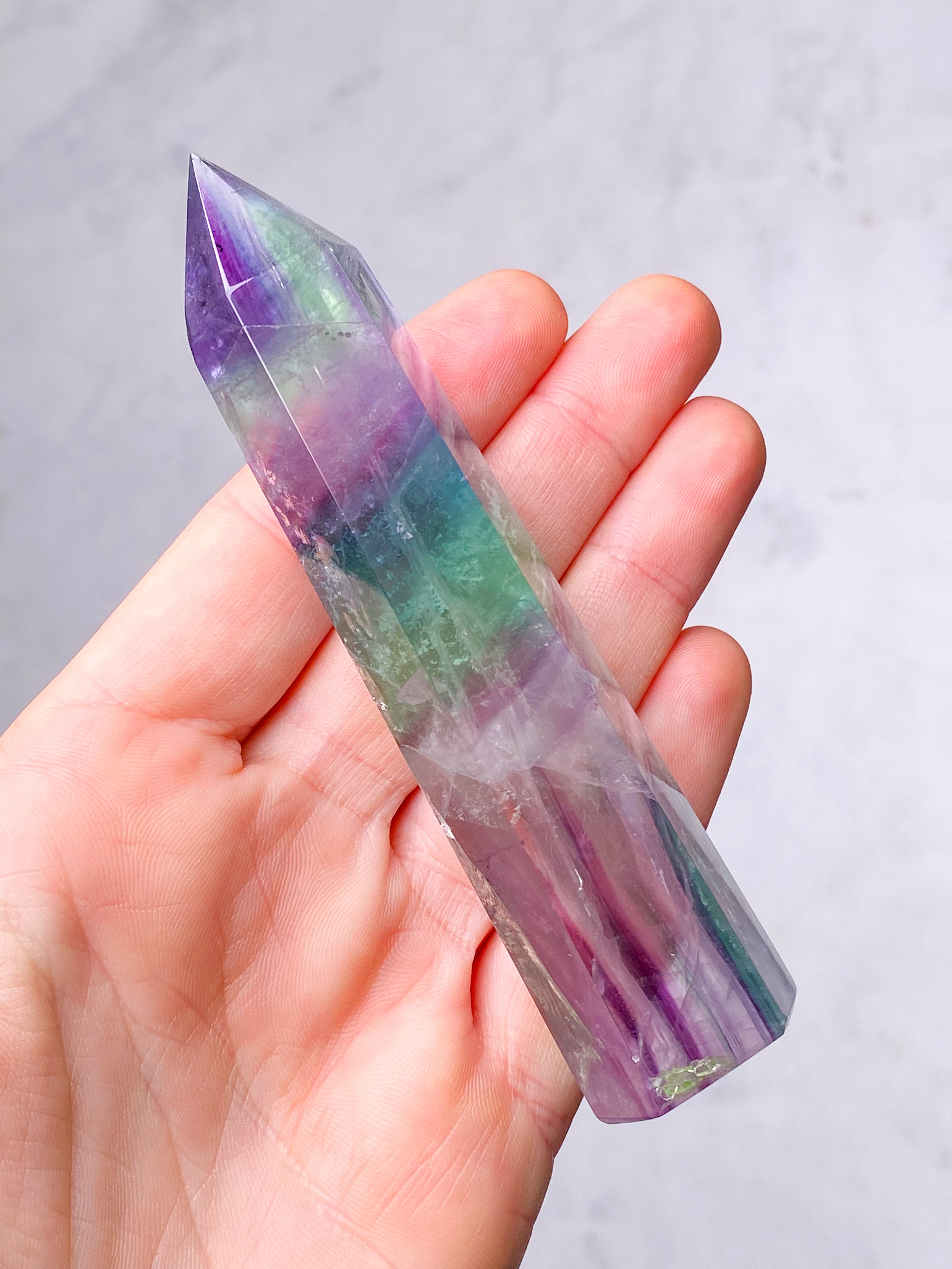 Rainbow Fluorit Tower (nr 13)