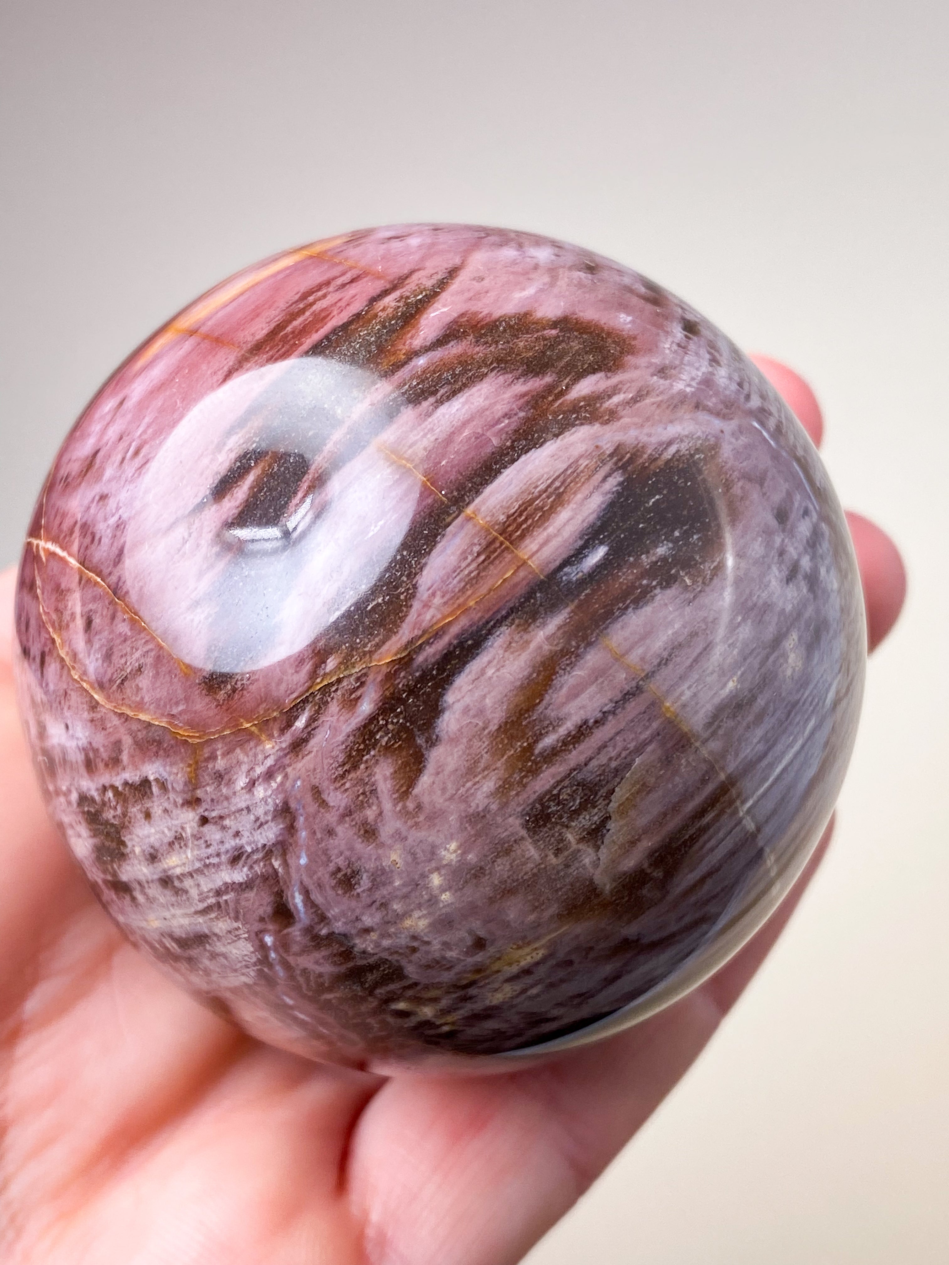 Forstenet Træ Kugle (Nr. 5)