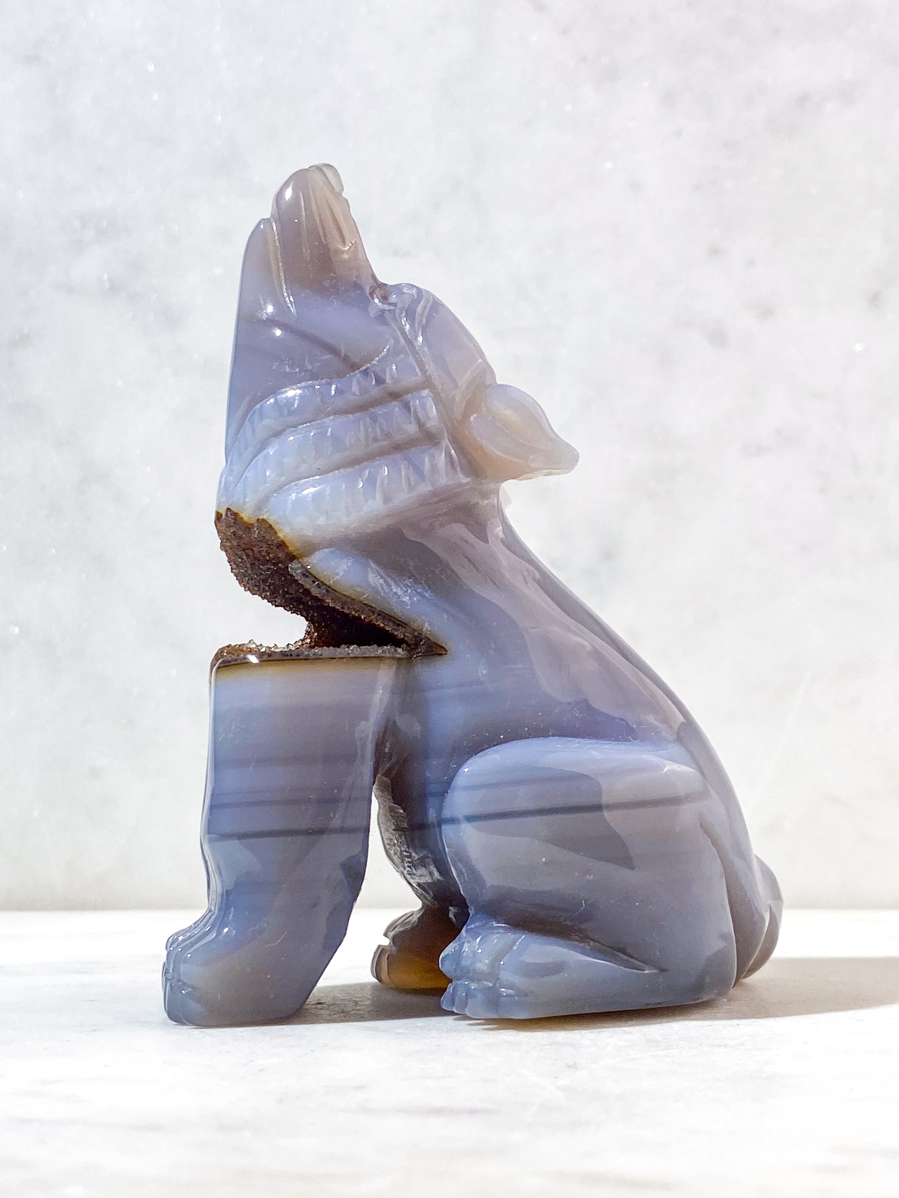 Druzy Agat Varg (Nr. 20)